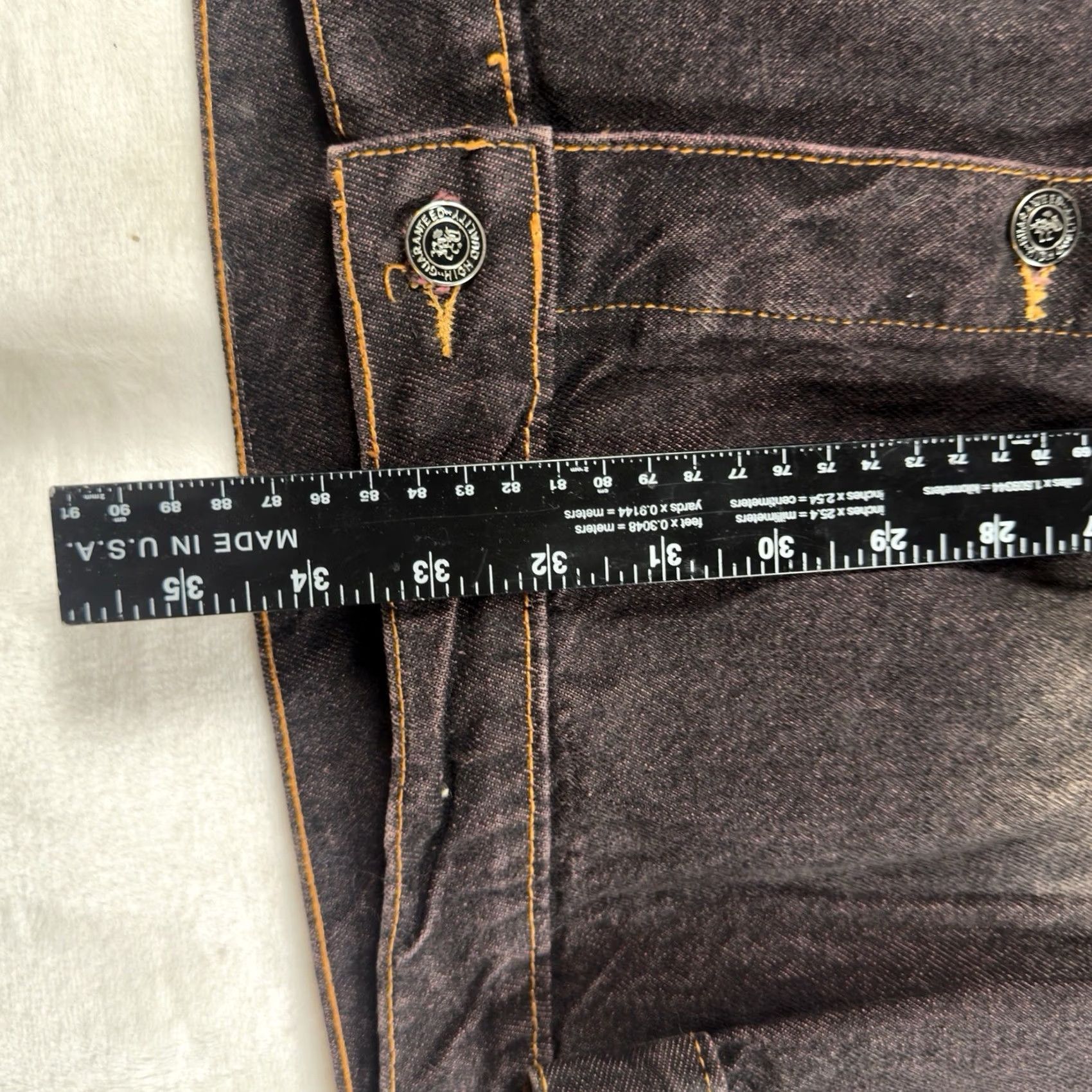 Sean John VINTAGE Sean John Denim Jacket Jeans Set Baggy Hip Hop Mens 38 3XL Brown Denim Y2K Size US 38 / EU 54 - 5 Thumbnail