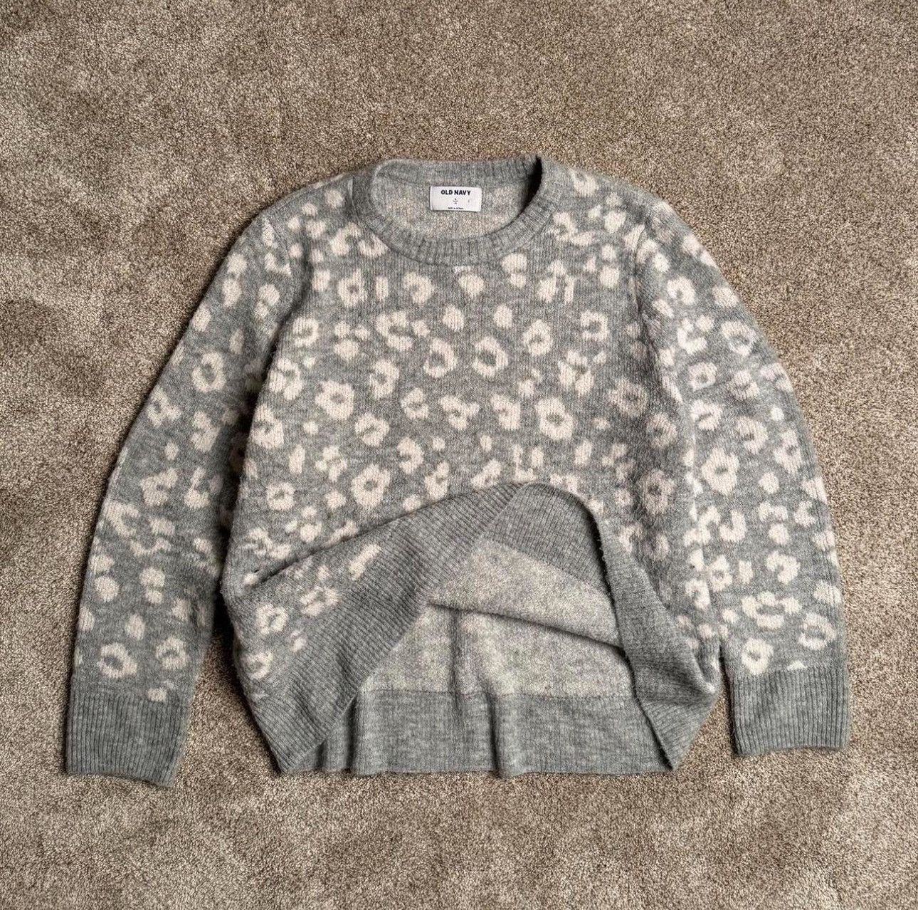 Old Navy 00s OLD NAVY “SPOTTED” KNIT SWEATER Size XL / US 12-14 / IT 48-50 - 1 Thumbnail