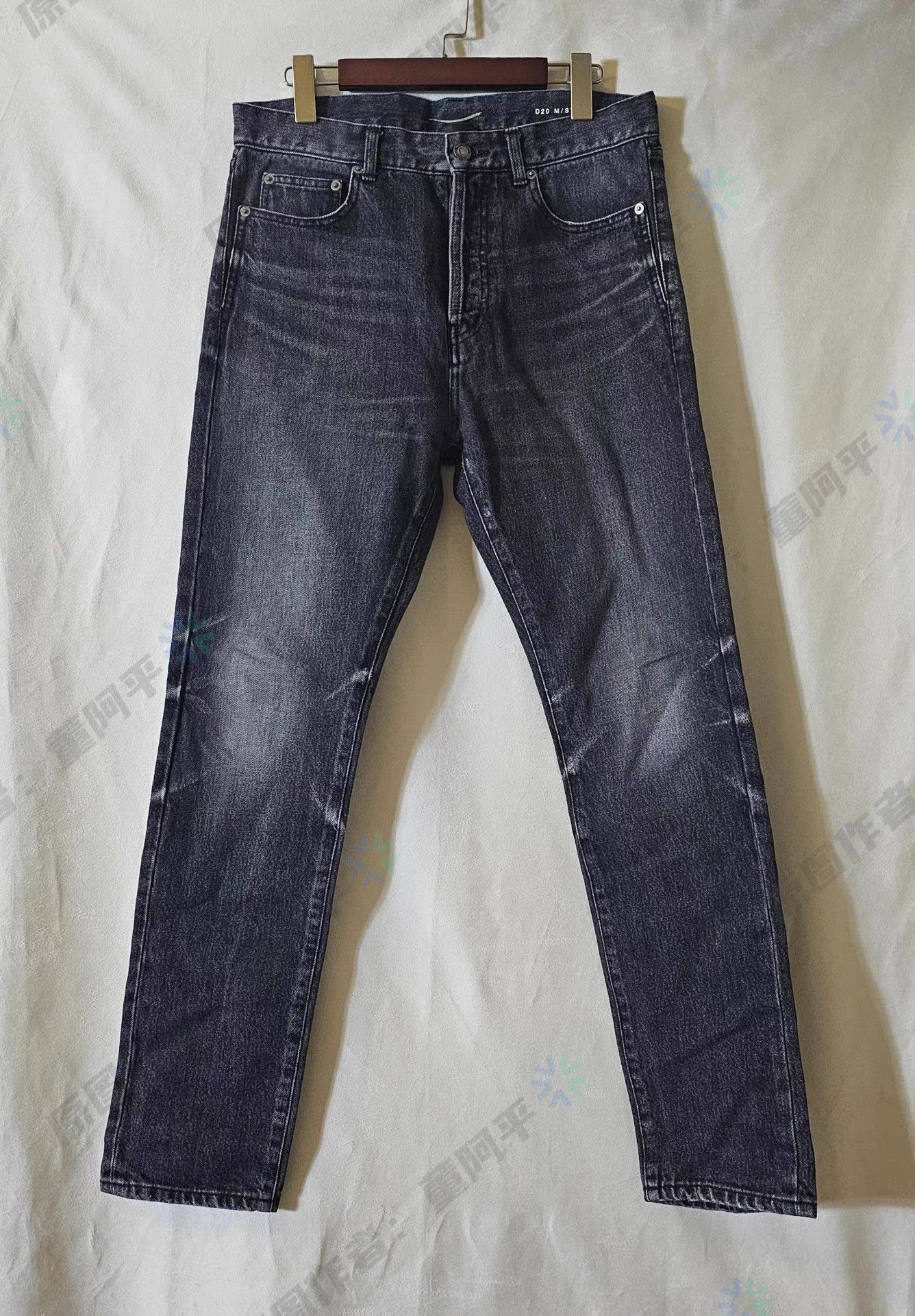 Saint Laurent Paris Black Denim Jeans Size 34 Size US 34 / EU 50 - 1 Thumbnail