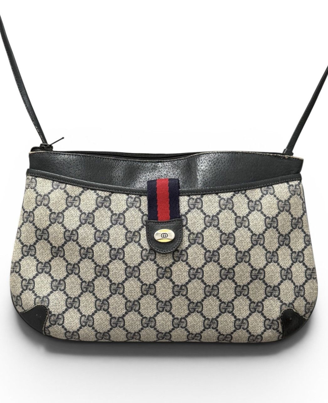 Gucci Vintage Gucci GG Supreme Sherry Line Bag Size ONE SIZE - 5 Thumbnail