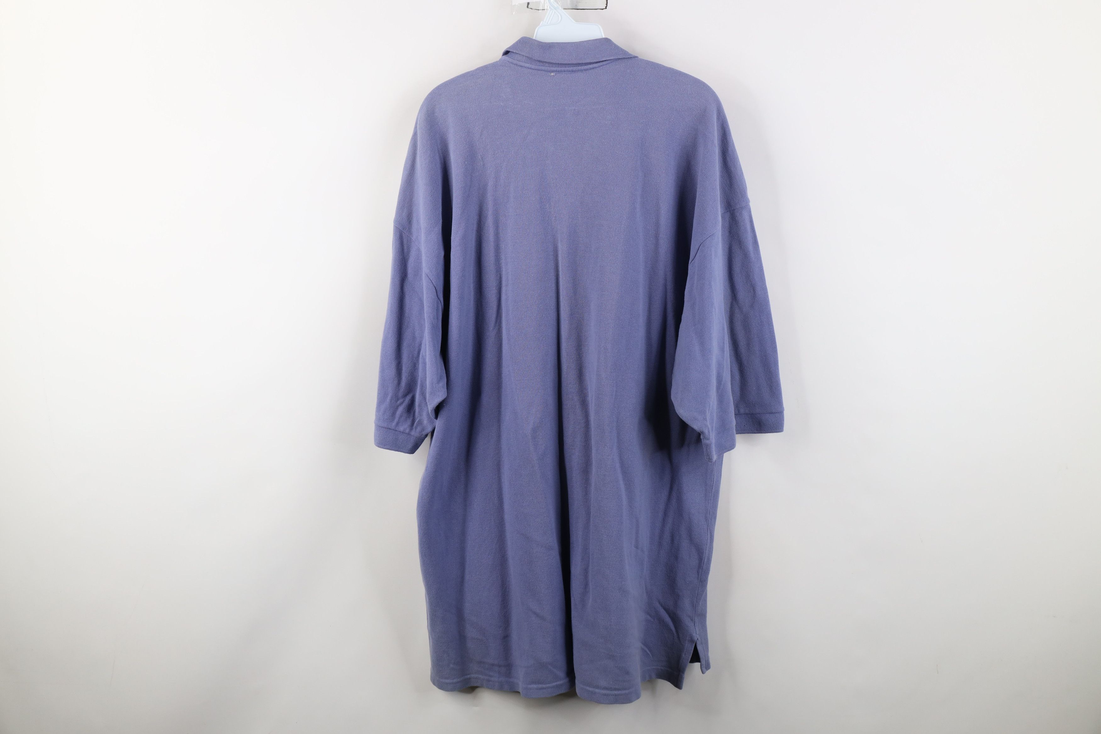 Vintage Vintage 90s Streetwear Nature Knit Polo Shirt Purple USA Size US XL / EU 56 / 4 - 13 Thumbnail