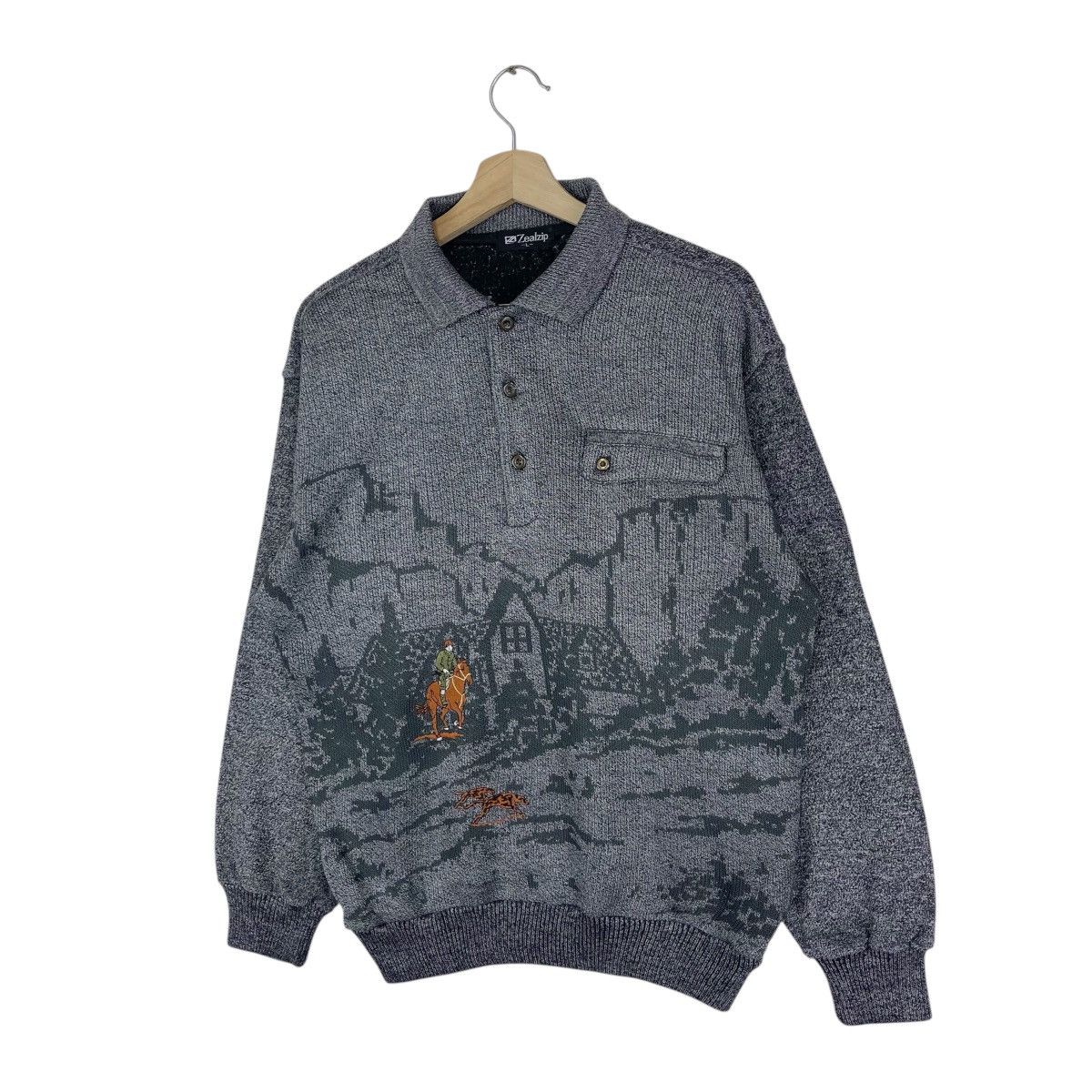 Aran Isles Knitwear × Homespun Knitwear × Vintage Art Knitted Sweater Size US M / EU 48-50 / 2 - 3 Thumbnail