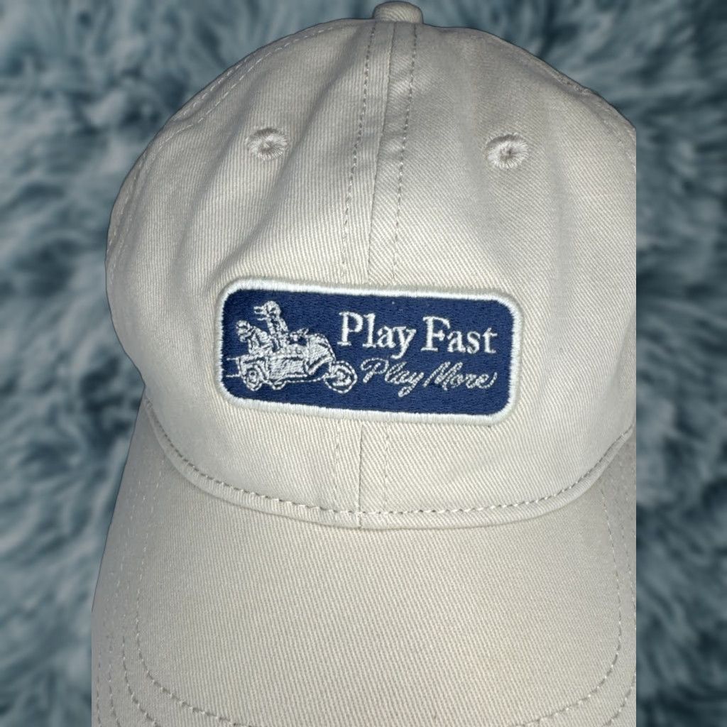 Abercrombie & Fitch VINTAGE Abercrombie & Fitch Dad Hat Cap Khaki Beige One Size Men Strapback Golf Hat Random Play Fast More Size ONE SIZE - 1 Thumbnail
