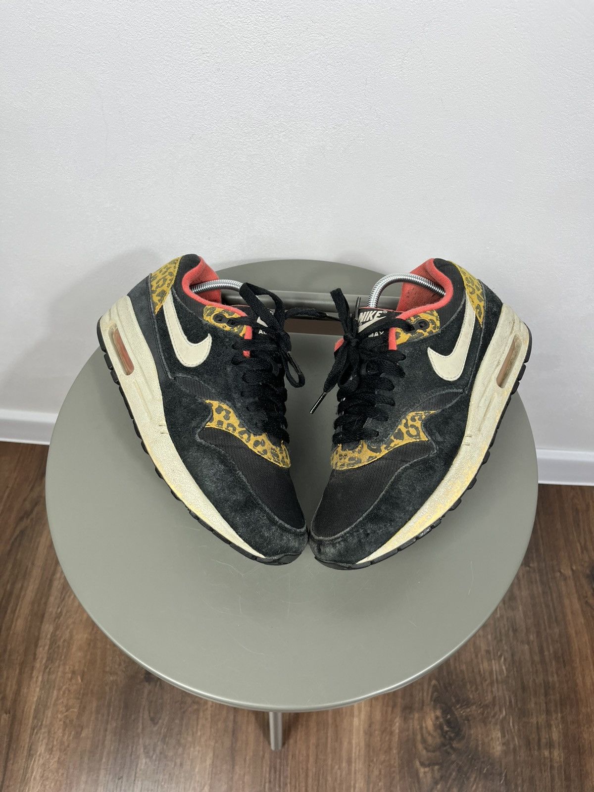 Nike Nike Air Max 1 Leopard Print Black Red 38.5 US 7.5 Sneakers Size US 7.5 / IT 37.5 - 1 Thumbnail