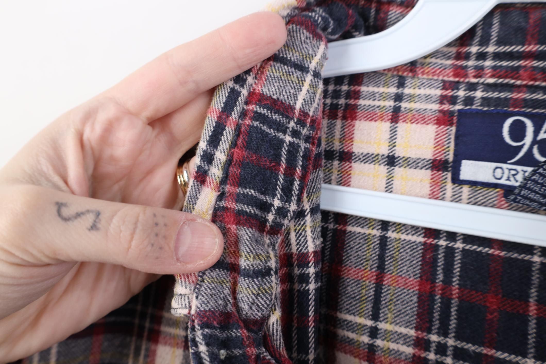 Vintage Vintage 90s Streetwear Fit Flannel Button Down Shirt Plaid Size US XL / EU 56 / 4 - 6 Thumbnail