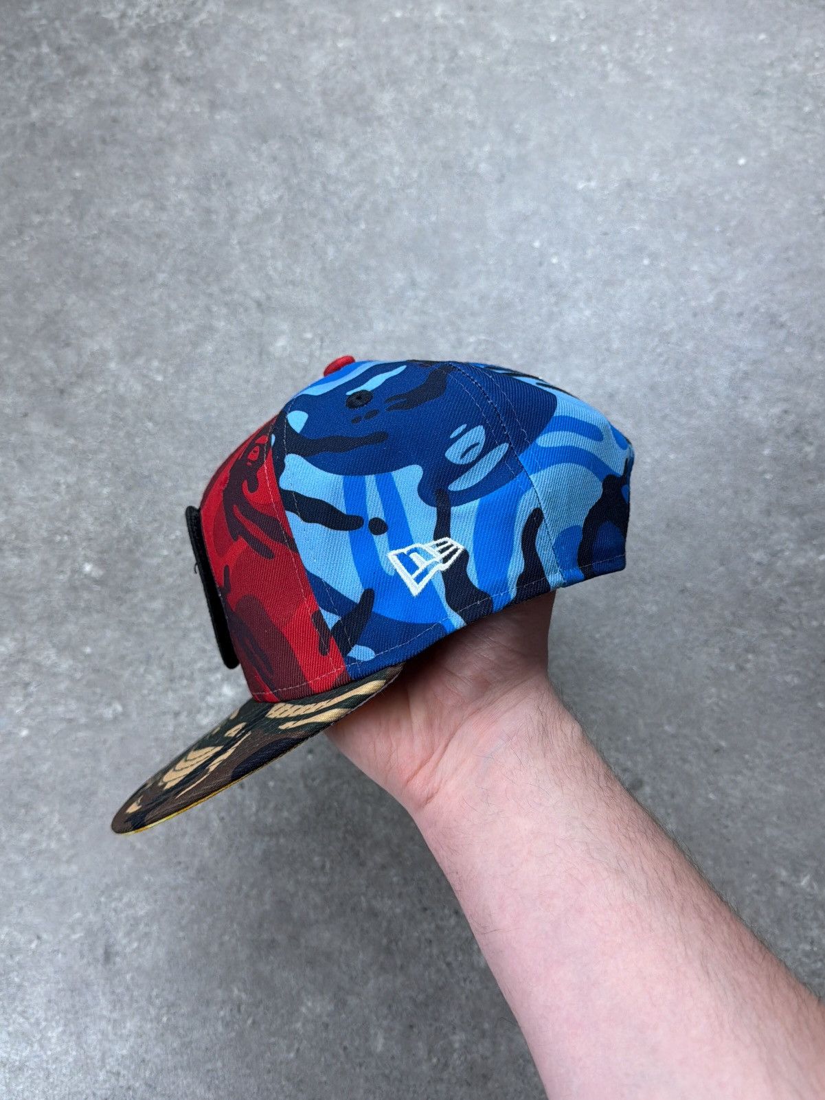 Aape Bape x New Era Full Cap rare multicolor hype swag drip Size ONE SIZE - 2 Thumbnail