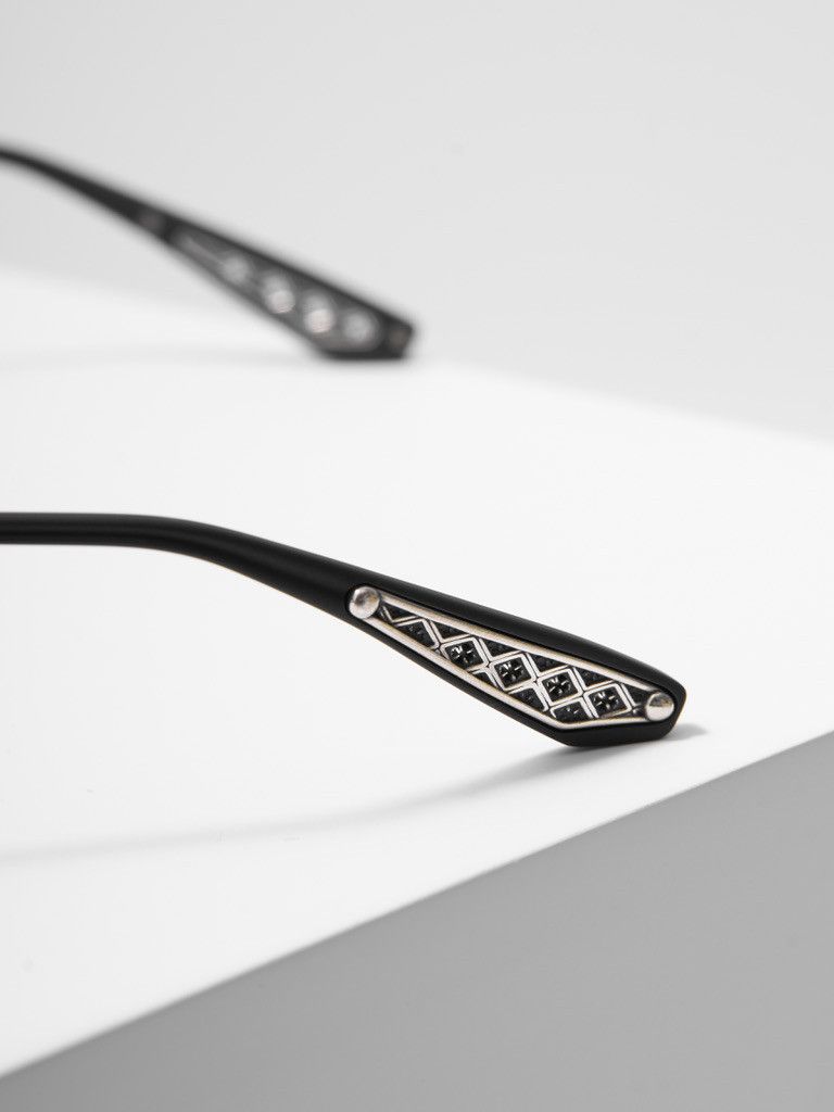 CHROME HEARTS BOXEDEN MATTE BLACK/SHINY SILVER