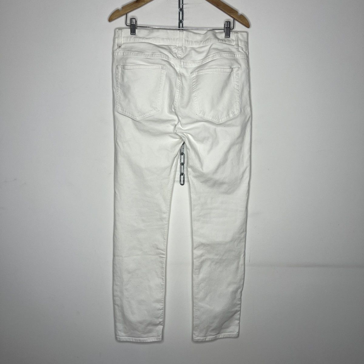Acne Studios × Designer Acne Studios Ace White Jeans Straight Leg Mens 34x32 Size US 34 / EU 50 - 2 Thumbnail