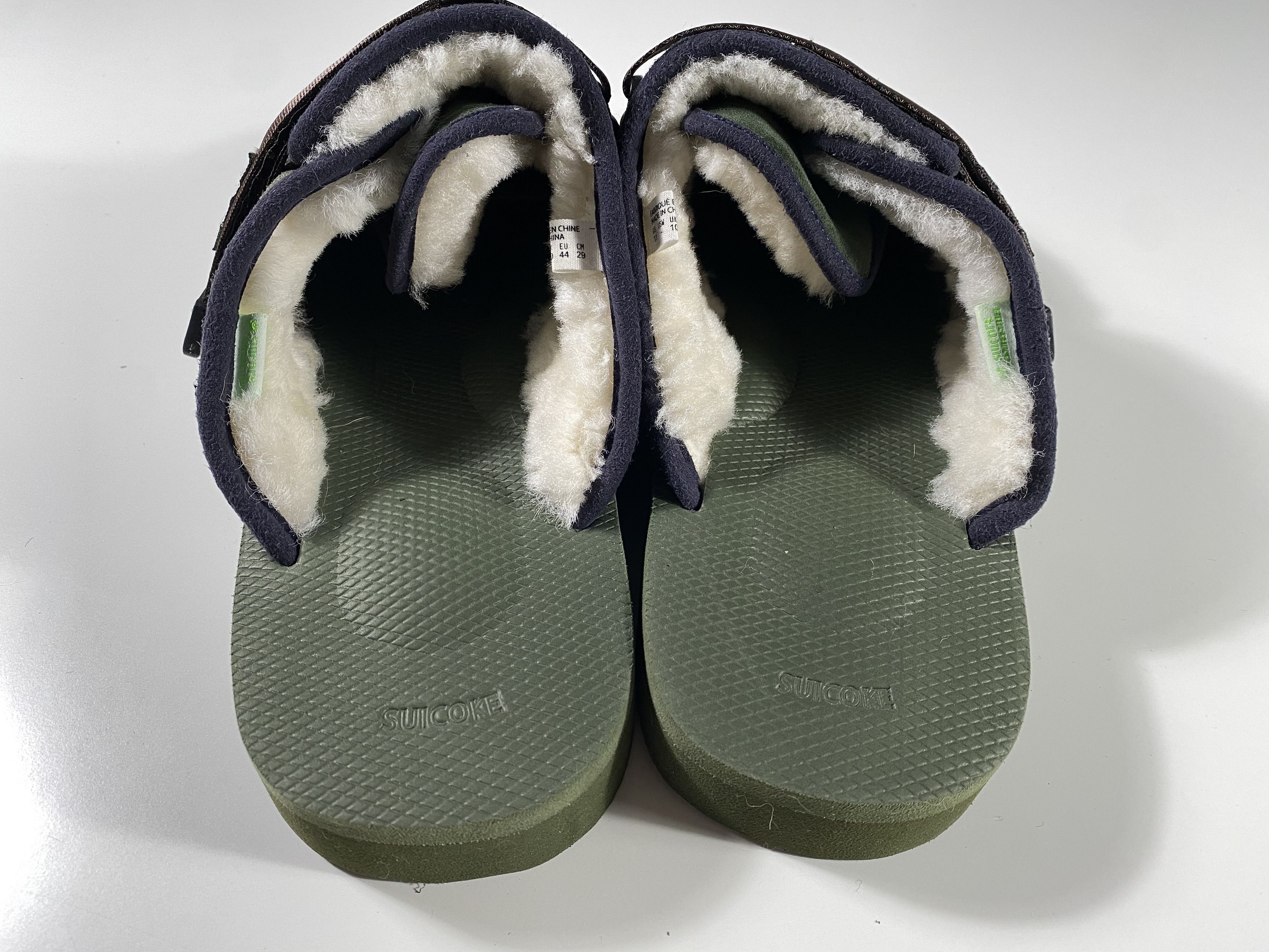 Suicoke Suicoke ZAVO-Mab Shearling Forest Green Mules Size US 11 / EU 44 - 4 Thumbnail