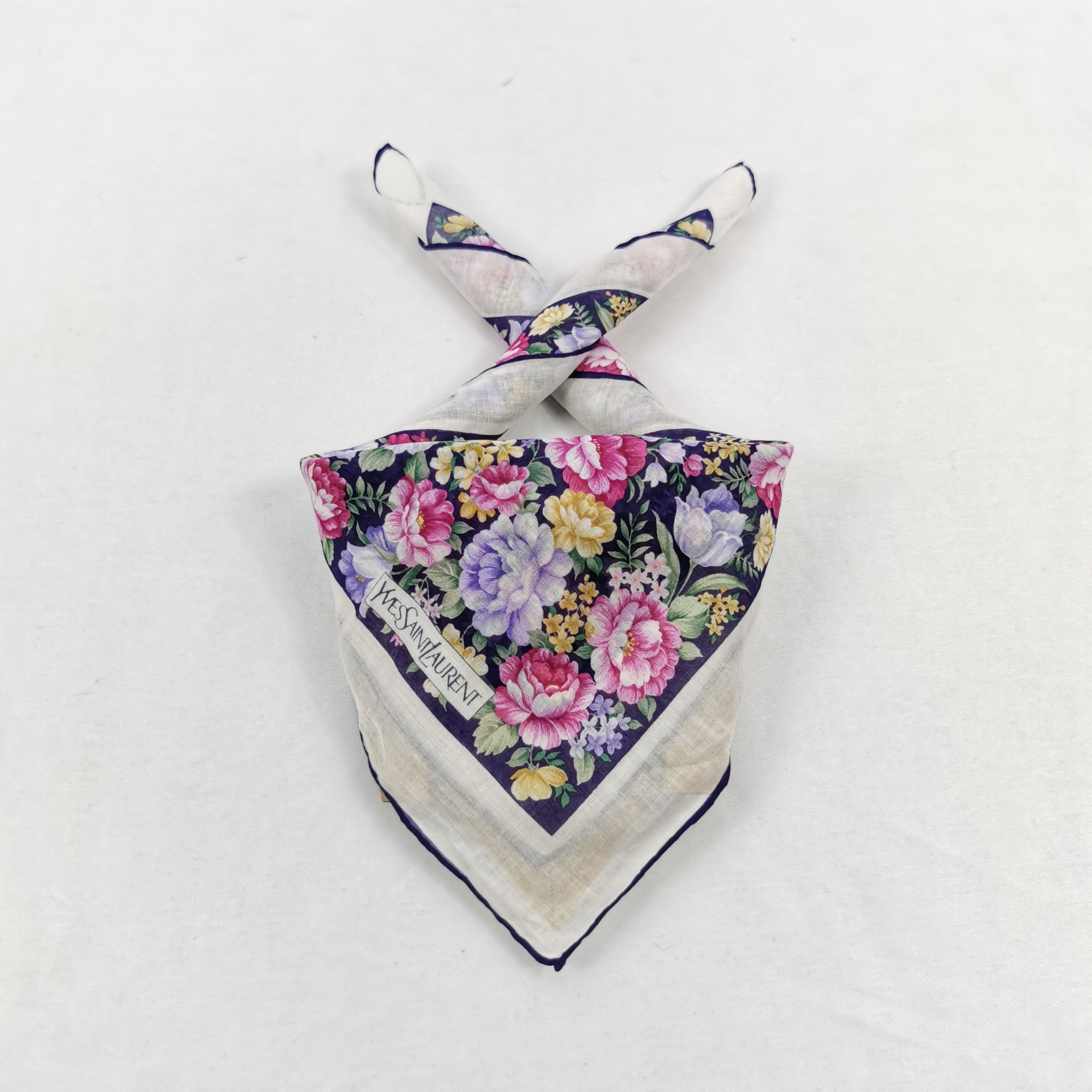 Yves Saint Laurent Vintage Yves Saint Laurent Handkerchief Neckerchief YSL Size ONE SIZE - 1 Thumbnail