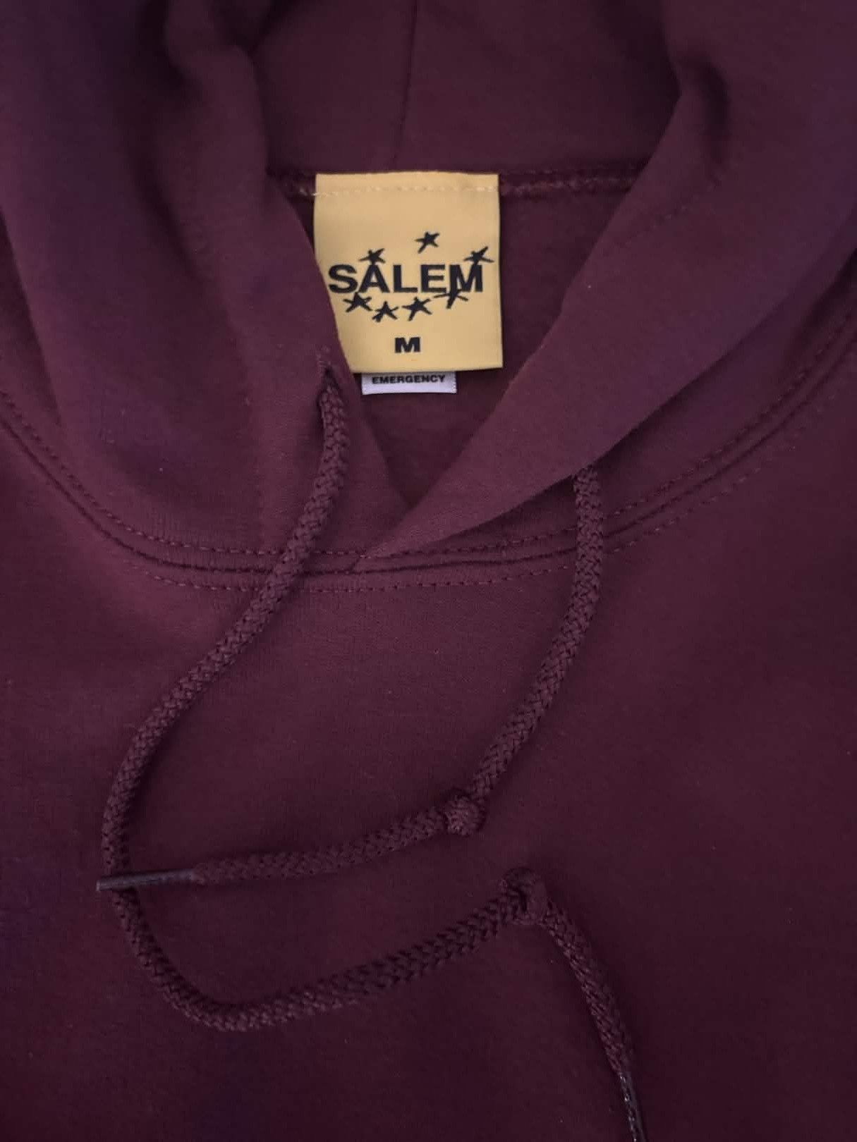 S4LEM S4LEM MIDWEST HOODIE BURGUNDY MEDIUM Size US M / EU 48-50 / 2 - 4 Thumbnail