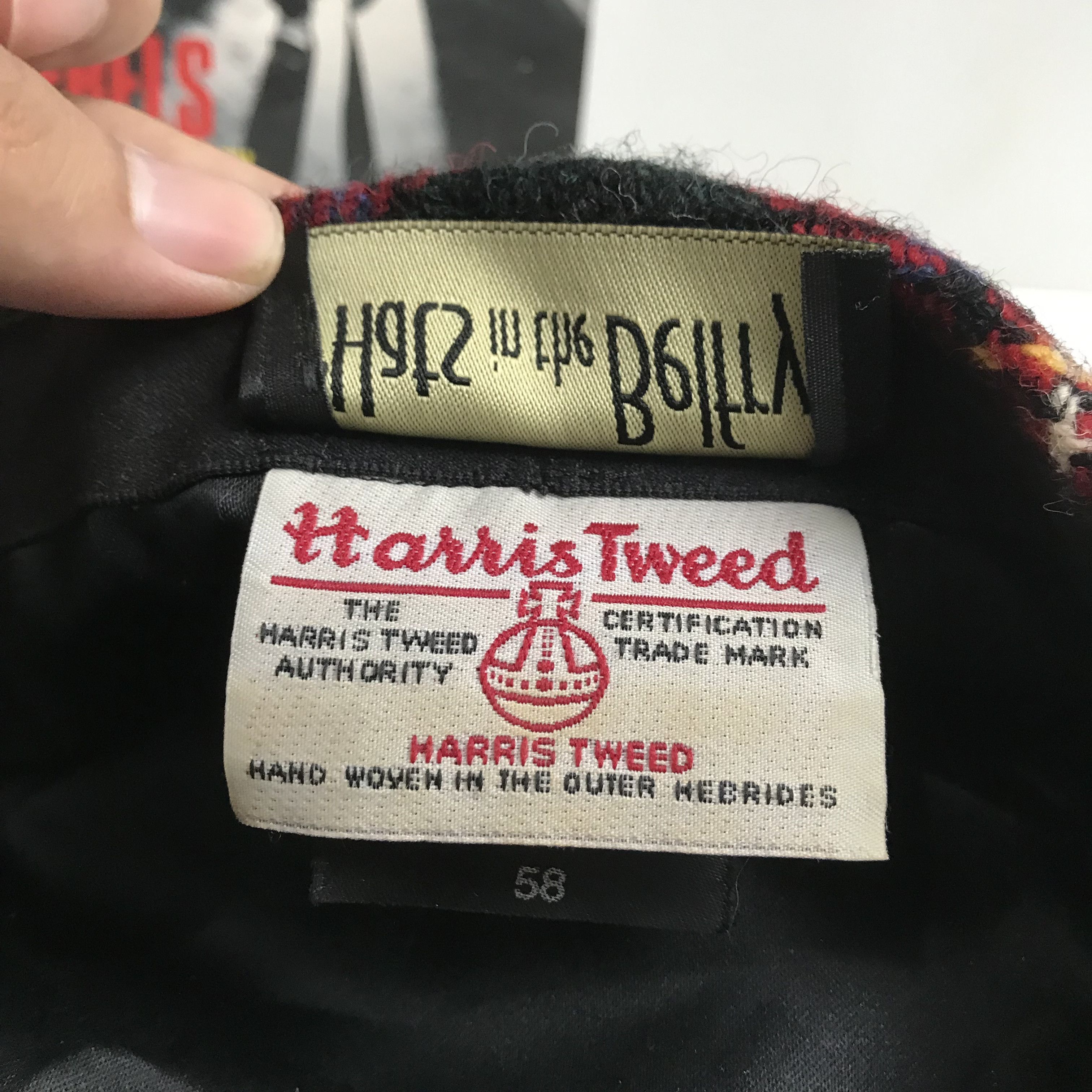 Harris Tweed × Vintage Vintage hats in the belfry Harris Tweed Scottish Wool Flat Size ONE SIZE - 8 Thumbnail