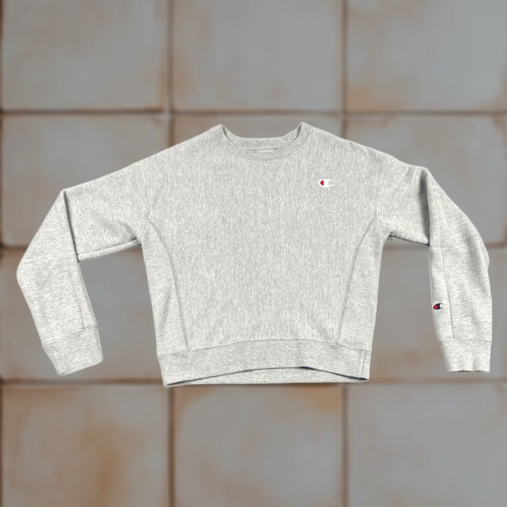 Champion Champion Sweatshirt Womens SMALL Gray Reverse Weave Pullover Size S / US 4 / IT 40 - 1 Thumbnail