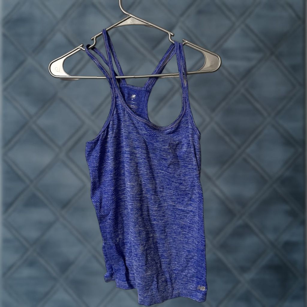 New Balance New Balance Tank Top Blue M Racerback Free-Flow J.Crew x New Balance Size M / US 6-8 / IT 42-44 - 1 Thumbnail