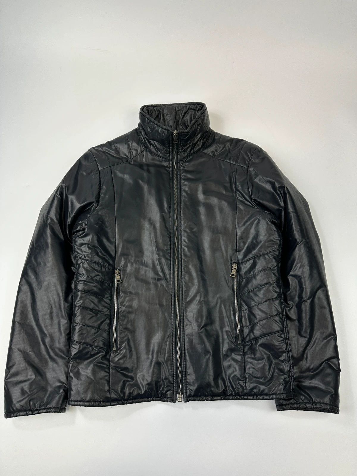 Prada Prada Sport FW2008 Black Crinkle Nylon Padded Jacket Size US M / EU 48-50 / 2 - 1 Thumbnail
