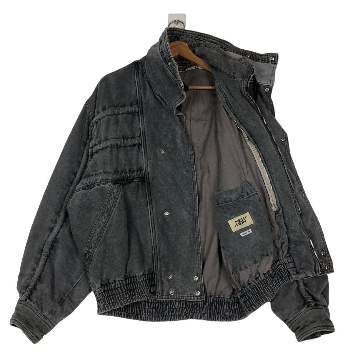 Hysteric Glamour 🔥Bondage Parachute Biker Bomber Jacket New Man Japan Made Size US M / EU 48-50 / 2 - 10 Thumbnail