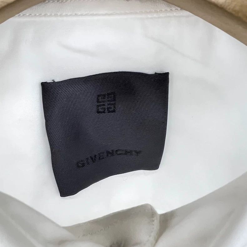 Givenchy Givenchy Sise37 White classic simple collar long-sleeve shi Size US M / EU 48-50 / 2 - 3 Thumbnail
