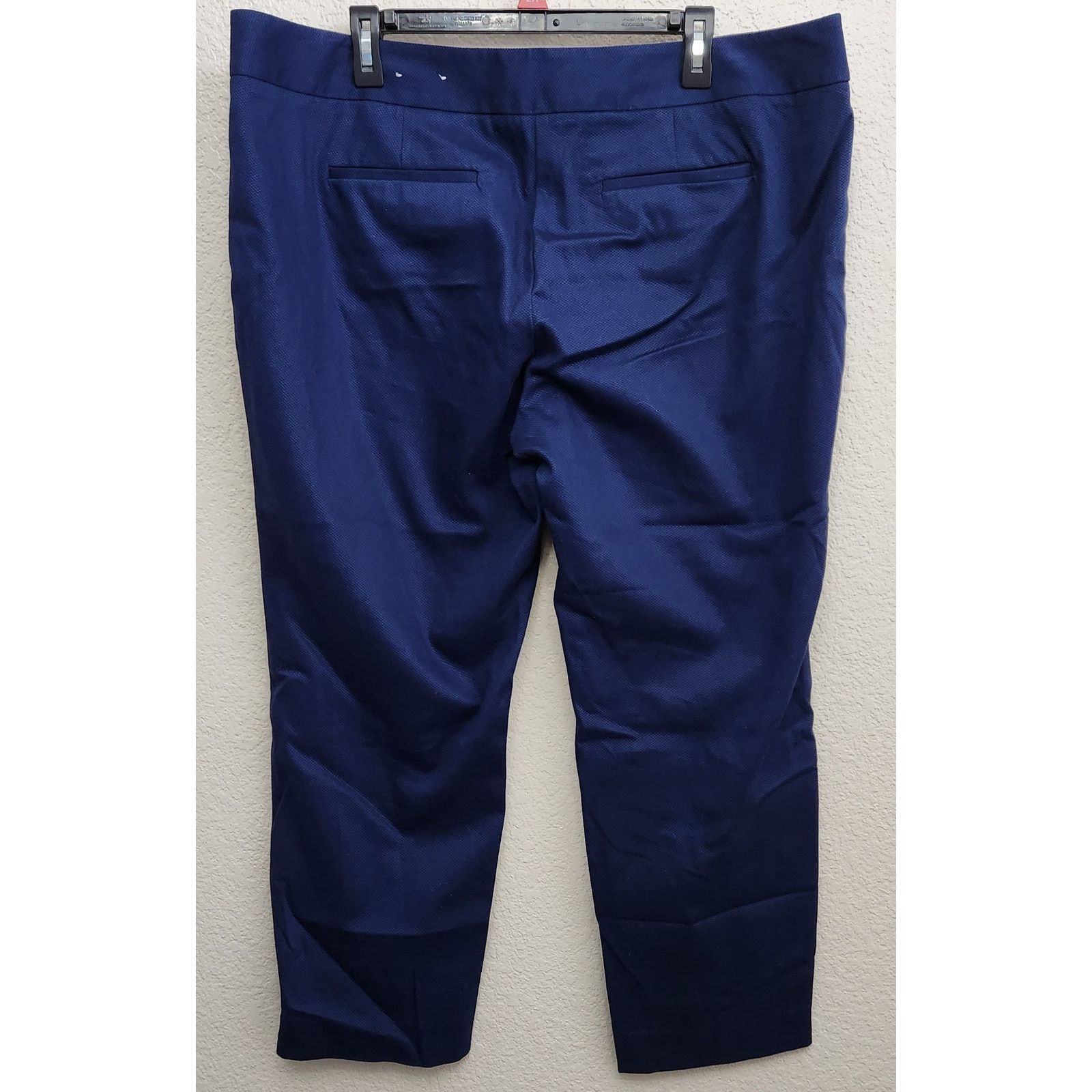 Other Liz Claiborne Blue "Emma" Flat Front Dress Pants 18 Stretch Size 40" / US 18 - 3 Thumbnail