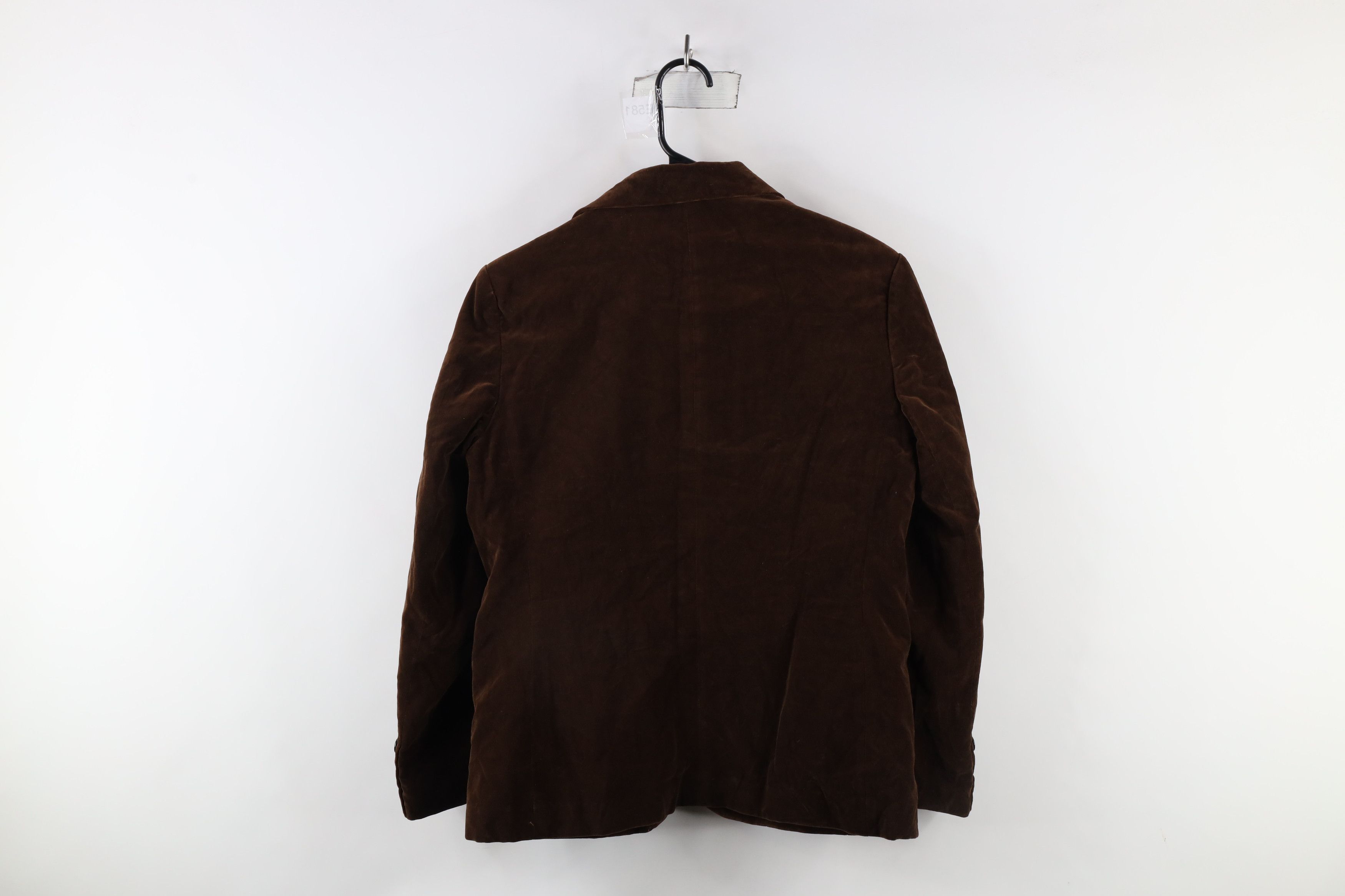 Vintage Vintage 60s 70s Rockabilly 2 Button Blazer Jacket Brown Size XL / US 12-14 / IT 48-50 - 13 Thumbnail