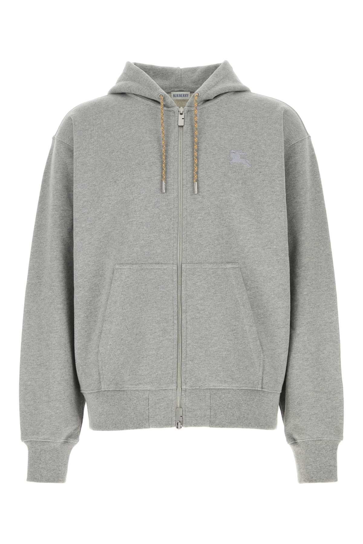 Burberry Grey Cotton Sweatshirt Size US M / EU 48-50 / 2 - 1 Thumbnail