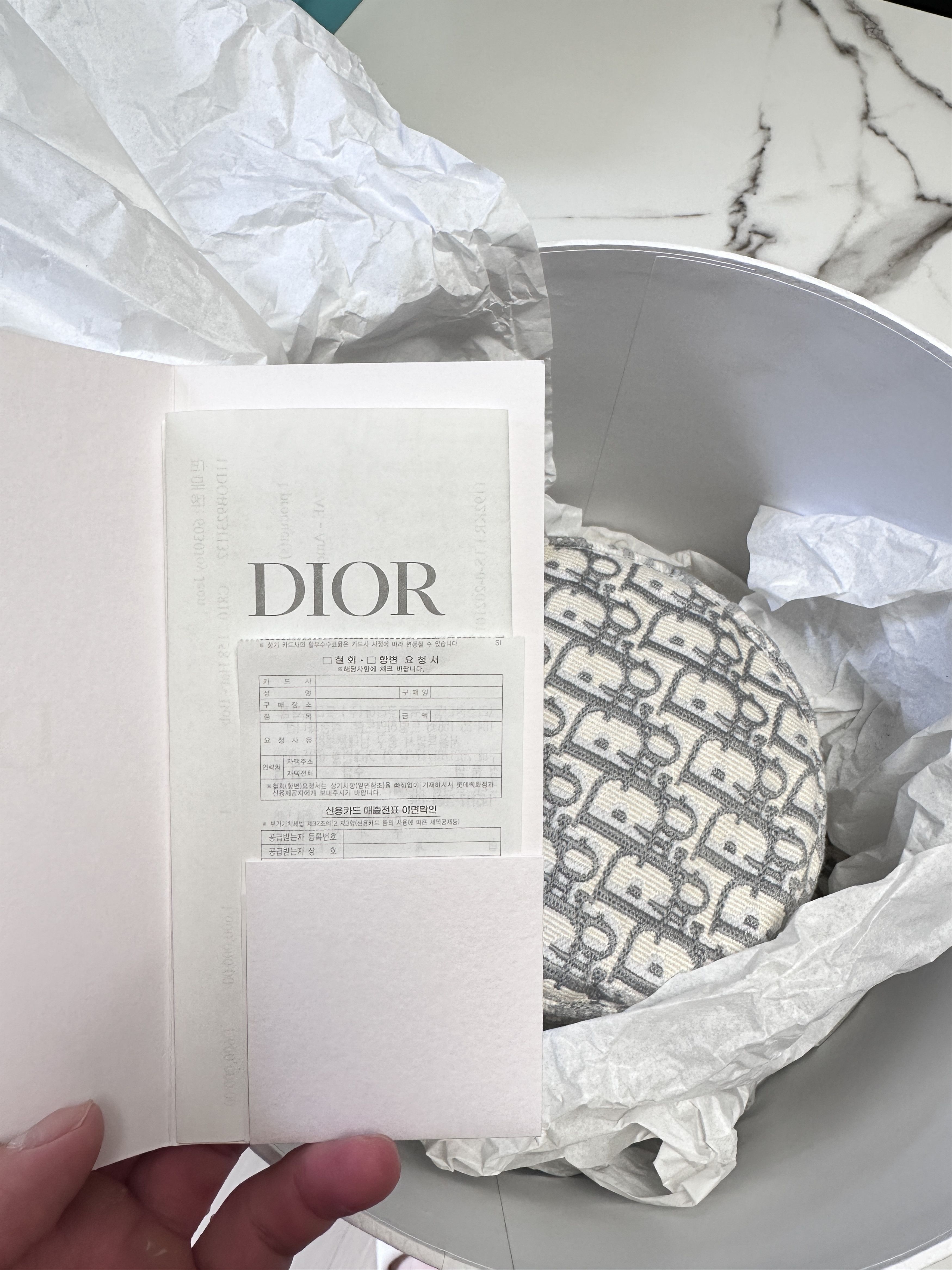 Dior Dior D-OBLIQUE SMALL BRIM BUCKET HAT Size ONE SIZE - 3 Thumbnail