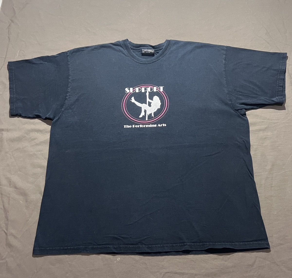 Vintage Y2K Support the Performing Arts Stripper Graphic Tee 2XL Size US XXL / EU 58 / 5 - 2 Thumbnail