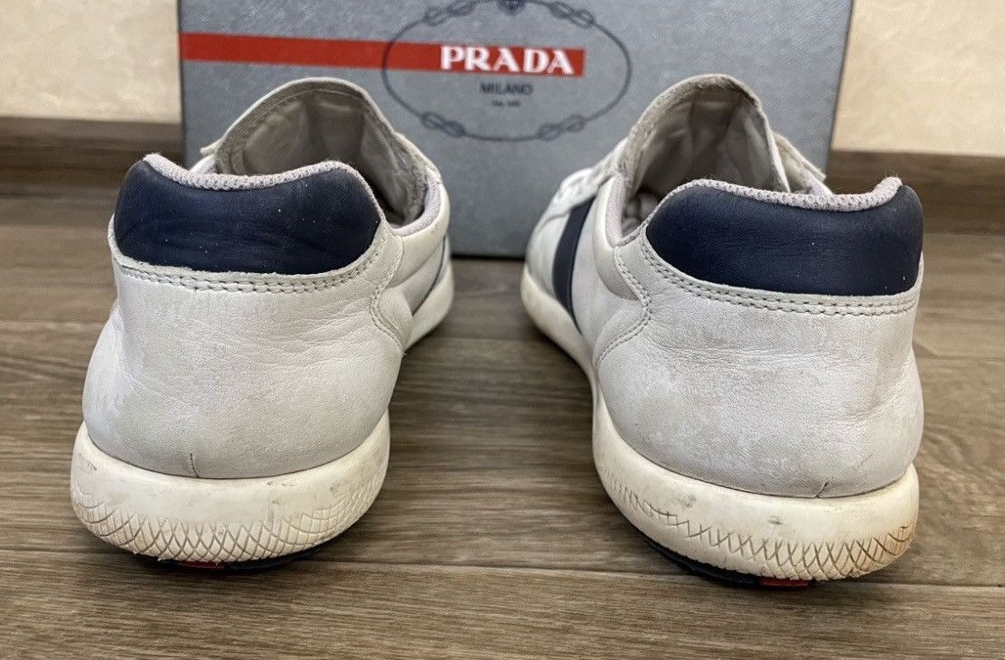 Prada Prada sneakers size 9,5 US white vintage Size US 9.5 / EU 42-43 - 4 Thumbnail