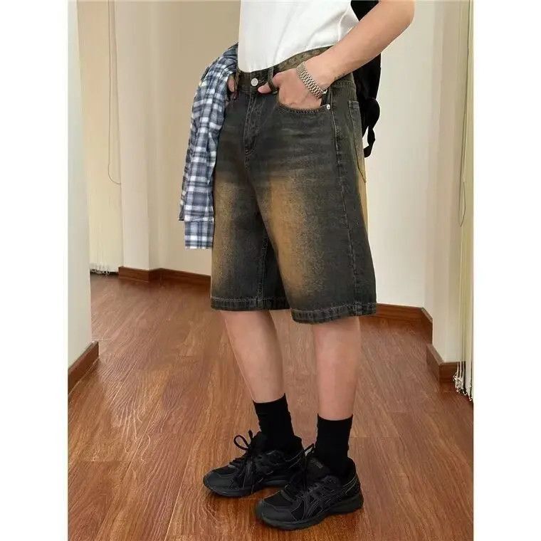 Japanese Brand Retro loose casual denim shorts Size US 32 / EU 48 - 2 Thumbnail