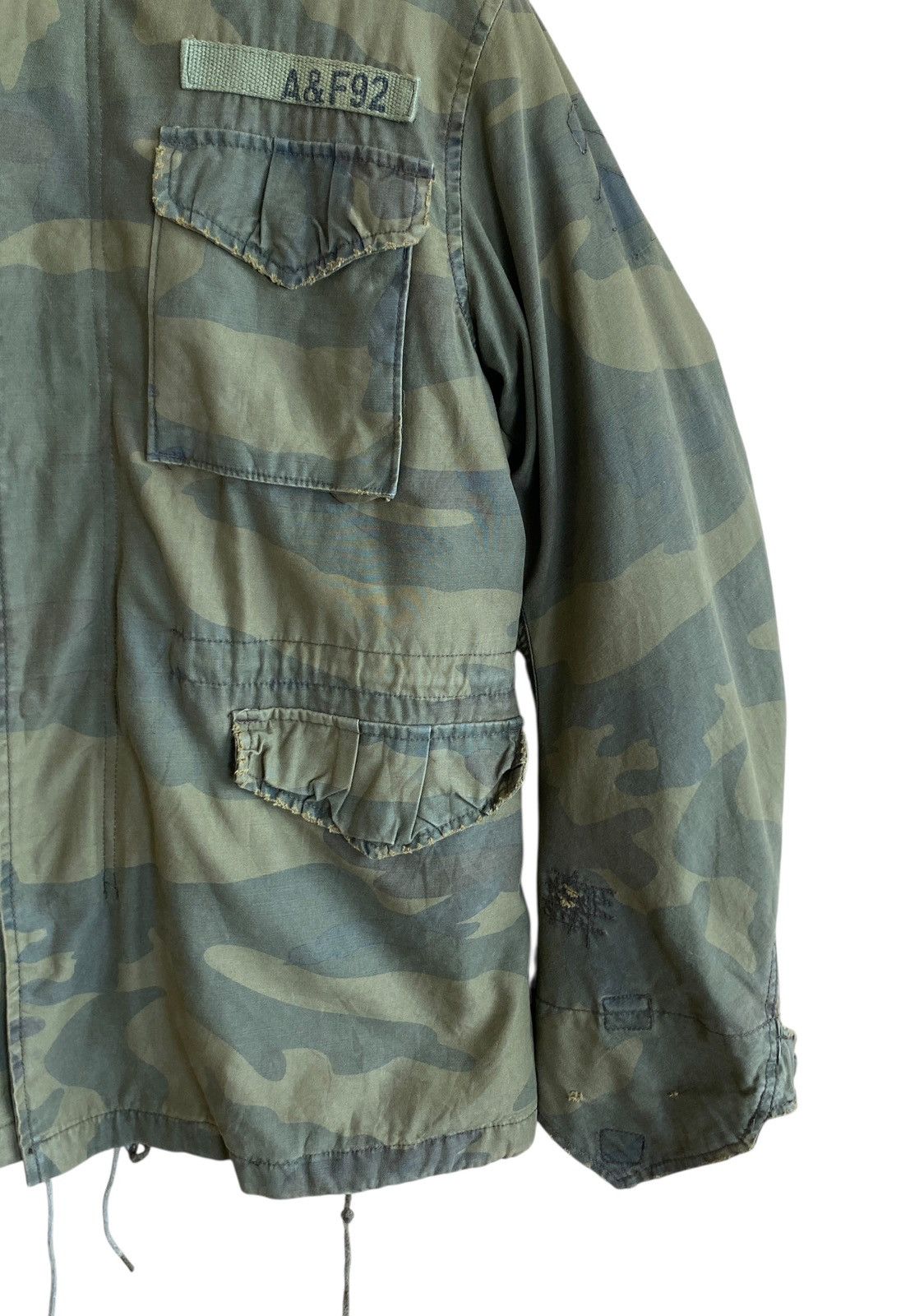 Abercrombie & Fitch Vintage Abercrombie And Fitch Fur M65 Military Jacket 1990s Size US S / EU 44-46 / 1 - 6 Thumbnail