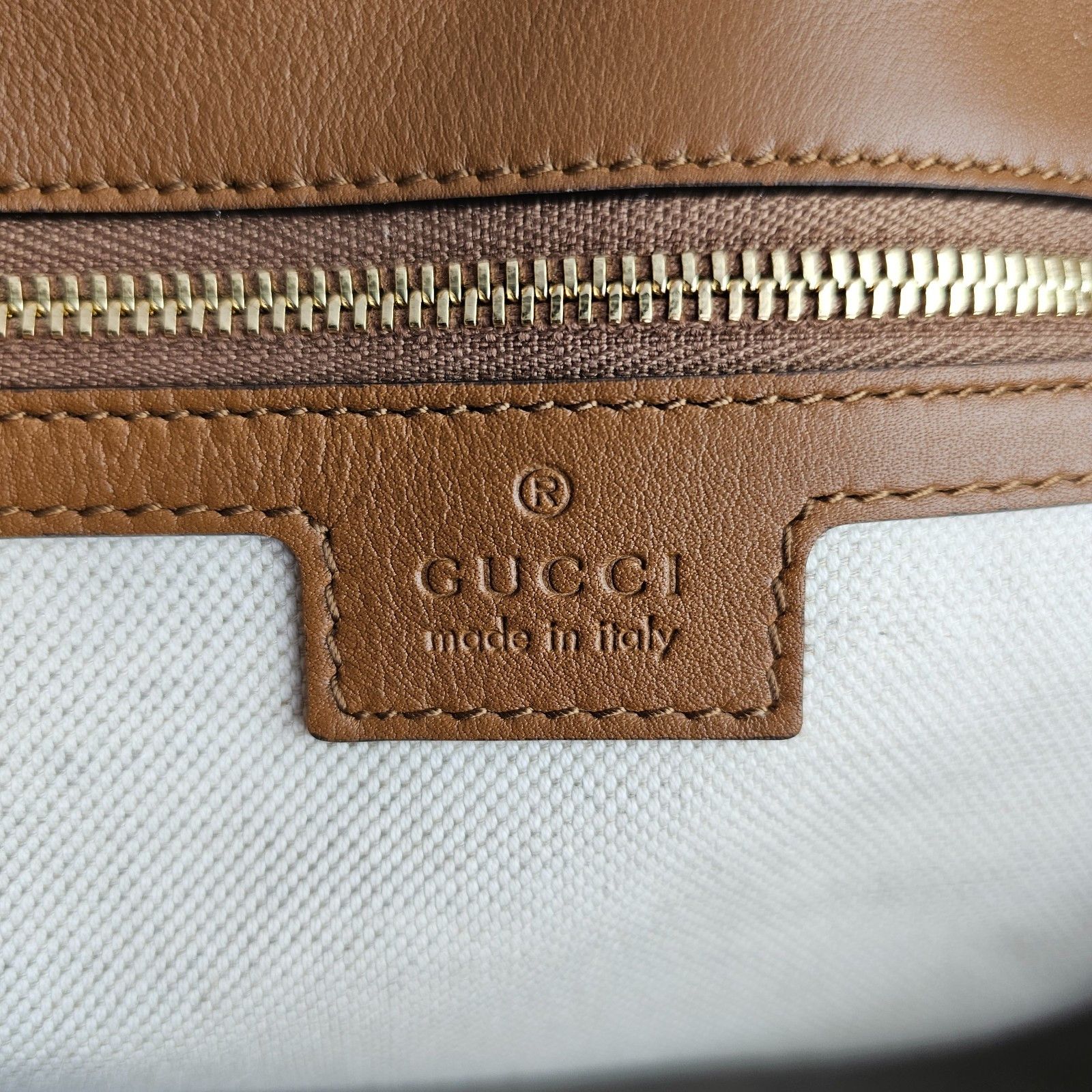 Gucci GUCCI Blondie Maxi Beige/Dark Brown Top Handle Bag Size ONE SIZE - 2 Thumbnail