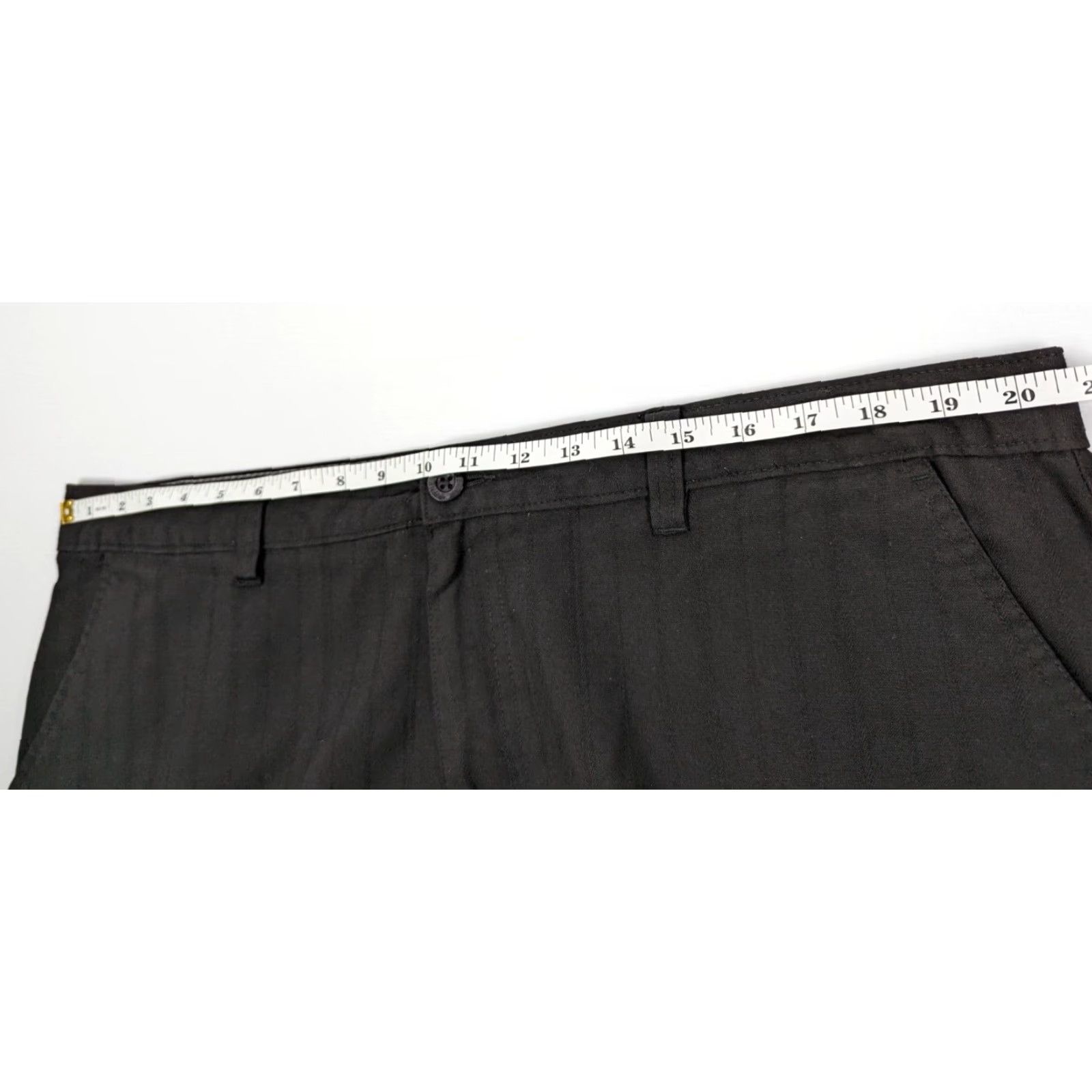 O'Neill O'Neill Black Pinstripe Shorts Pockets Flat Front Casual Men's Size 40 Size US 40 / EU 56 - 5 Thumbnail