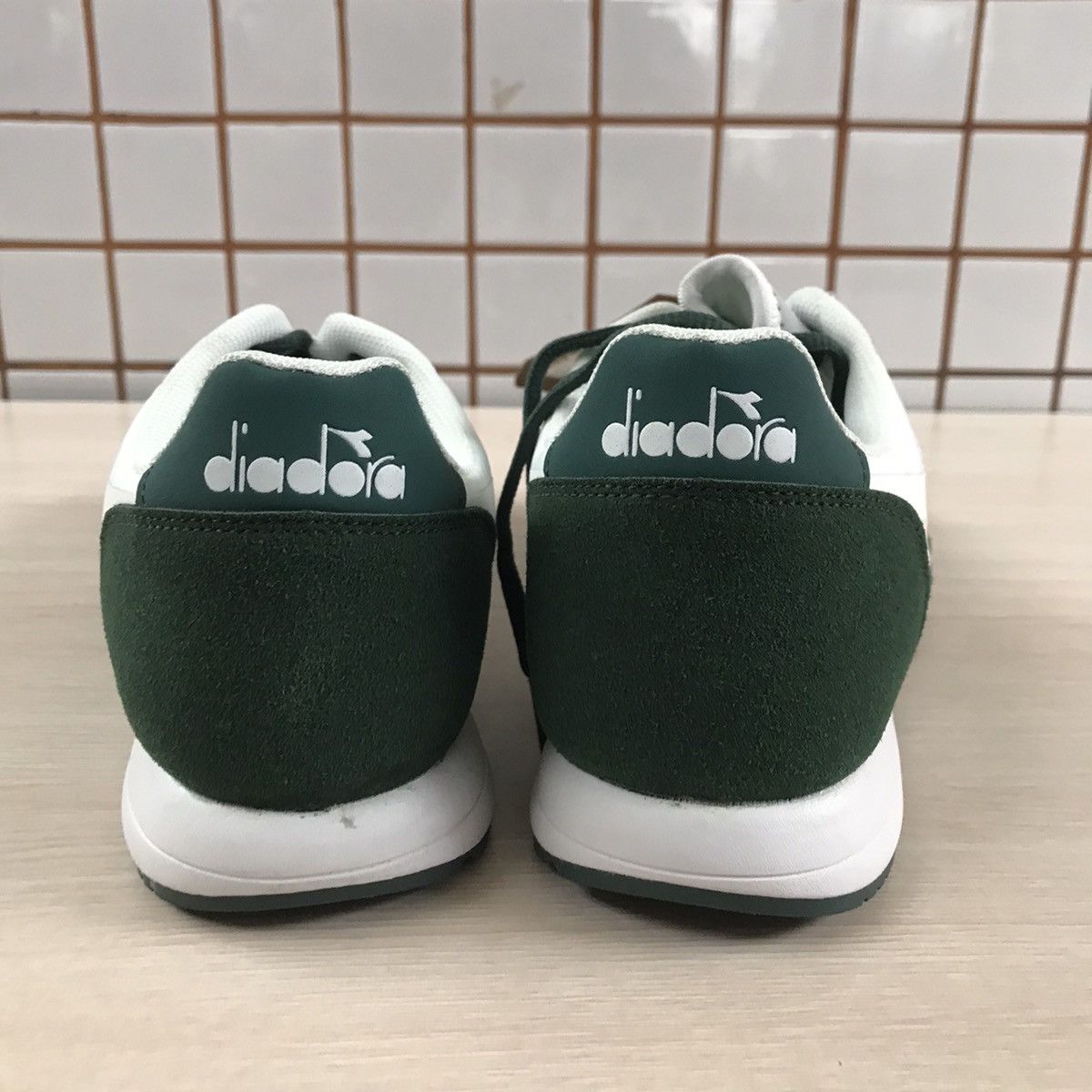 Diadora Diadora Fabien Casual Trainner Shoes Green Suede nylon new Size US 8 / EU 41 - 4 Thumbnail