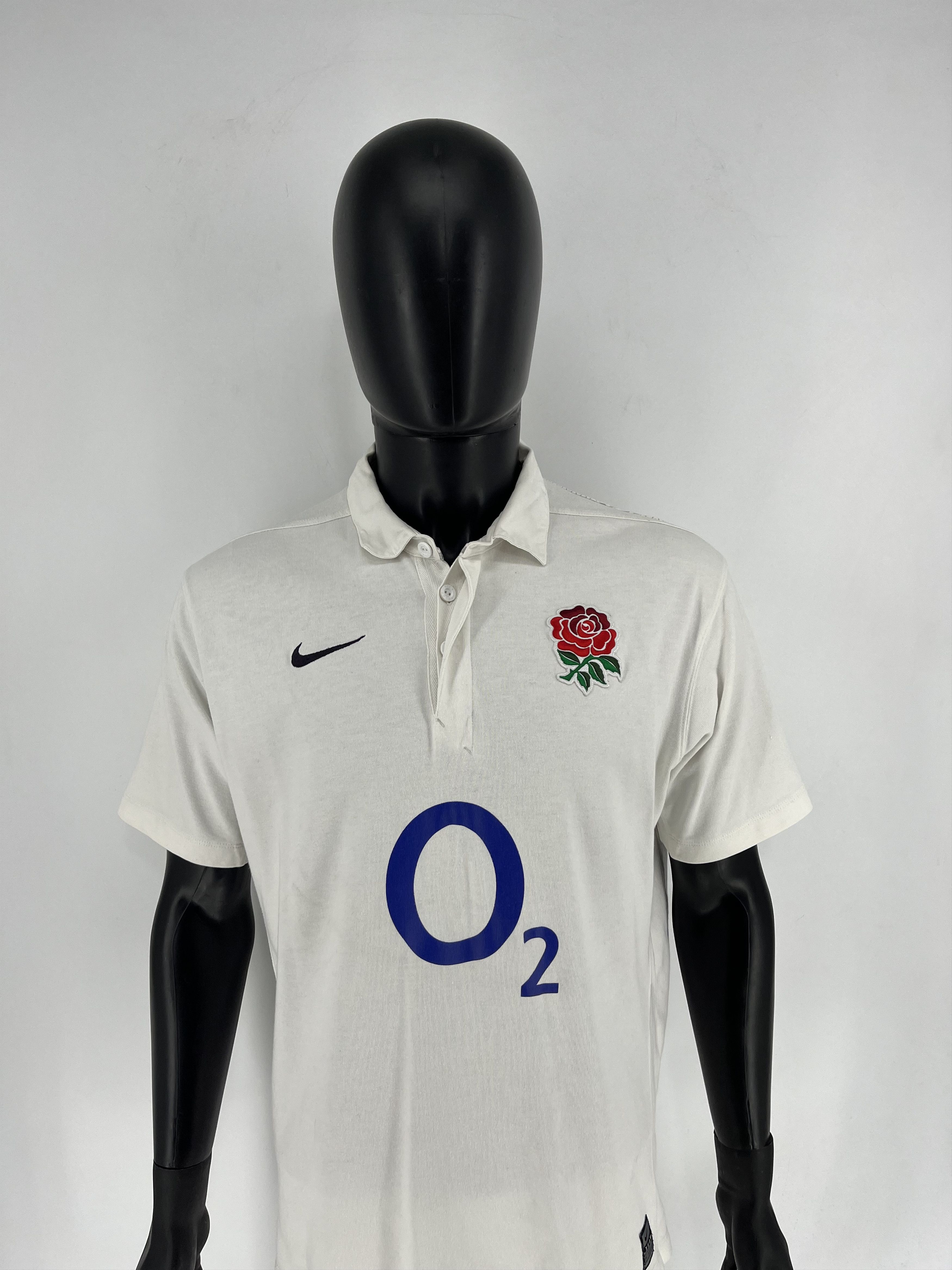 Nike England Rugby Union 2009 2010 Nike Home Classic Jersey Size US L / EU 52-54 / 3 - 5 Thumbnail