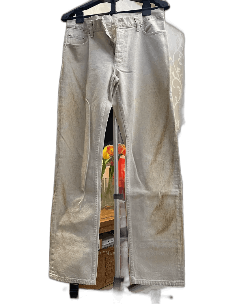 Helmut Lang Helmut Lang Vintage Burned Denim Pants. Size US 33 - 1 Thumbnail
