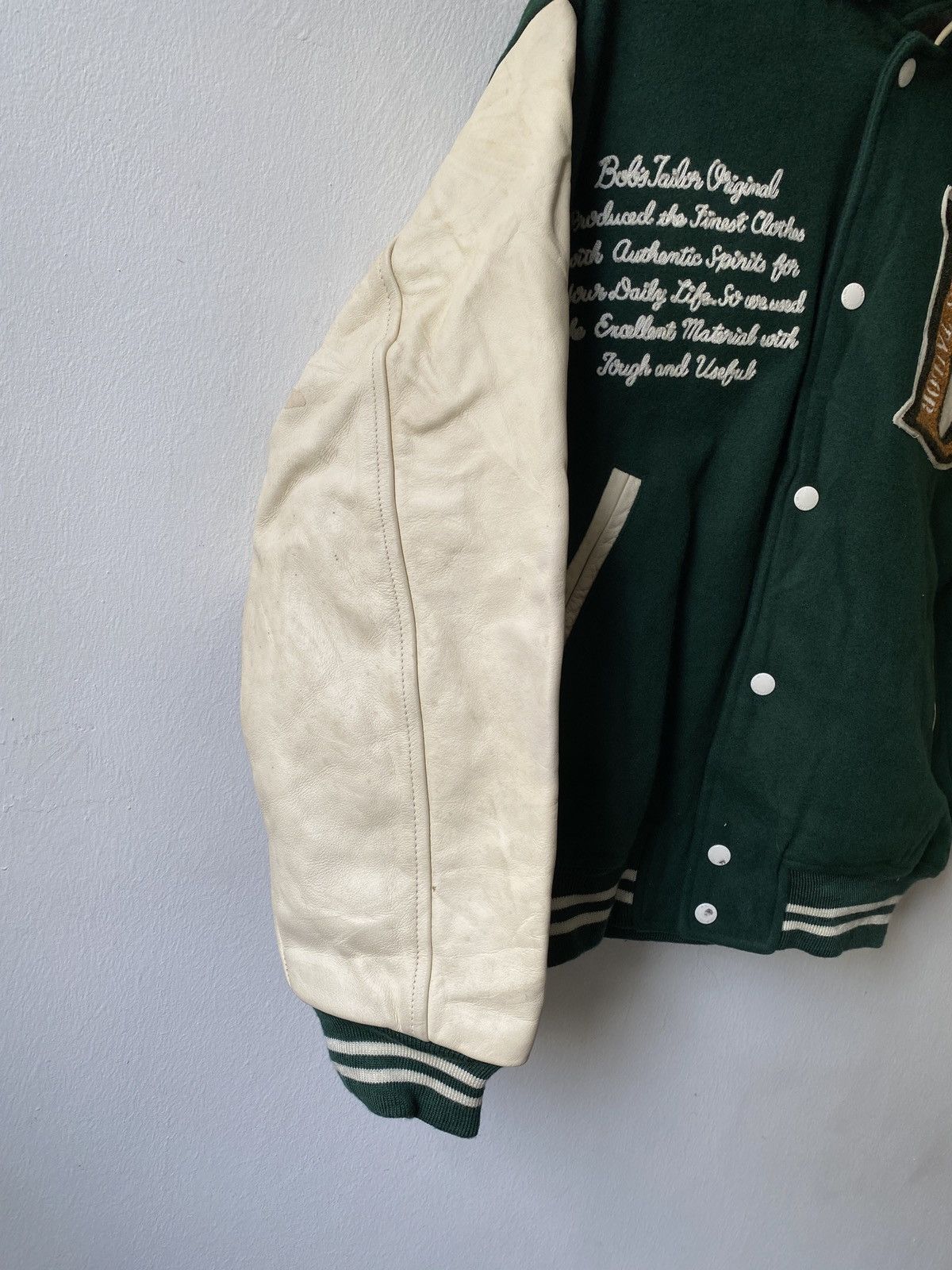 Vintage Vintage East Boy Bobs Taylor Hoodie Varsity Jacket Size US L / EU 52-54 / 3 - 3 Thumbnail