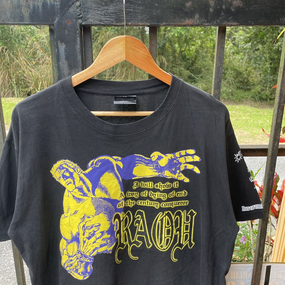 Anime × Vintage 🔥🇯🇵Vintage Fist Of The North Star Raoh Promo Anime Tee Size US XL / EU 56 / 4 - 3 Thumbnail