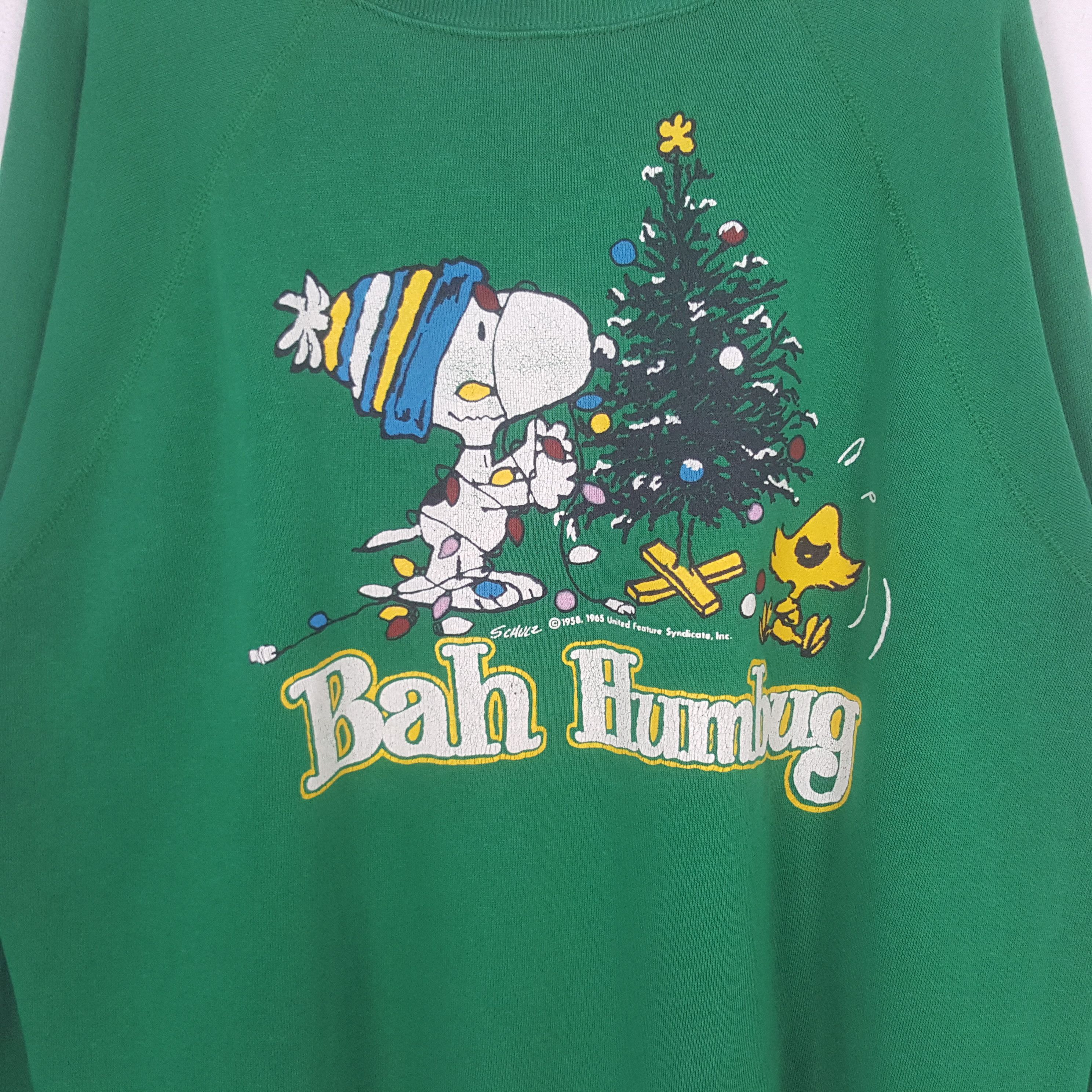 Vintage Vintage Peanuts X Bah Humbug 90's Sweatshirt C302N9 Size US XXL / EU 58 / 5 - 2 Thumbnail