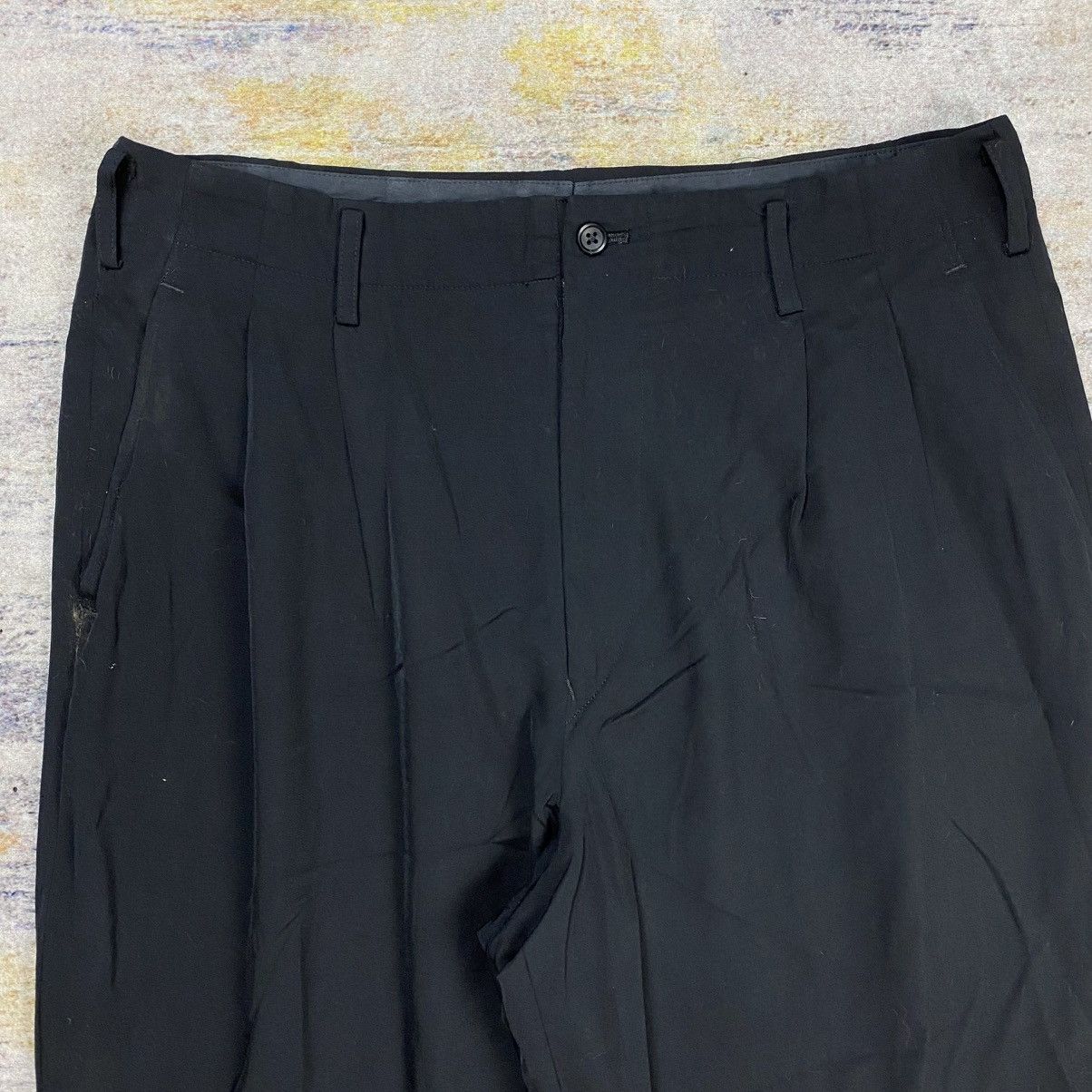 Yohji Yamamoto Yohji yamamoto pour homme pleated pants Size US 34 / EU 50 - 5 Thumbnail