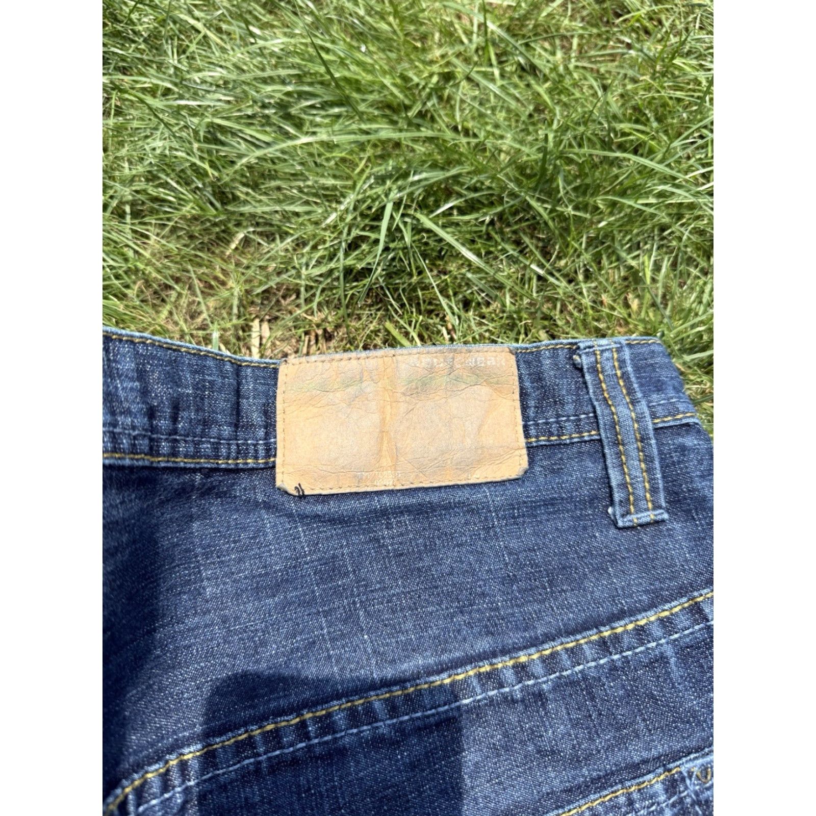 Rocawear VINTAGE Rocawear Denim Jorts Baggy Wide Embroidered Logo 5-Pocket Mens 38 Blue Size US 38 / EU 54 - 4 Thumbnail