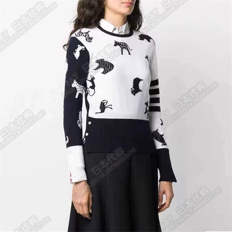 Thom Browne Thom Browne Plaid wool sweater Size M / US 6-8 / IT 42-44 - 5 Thumbnail