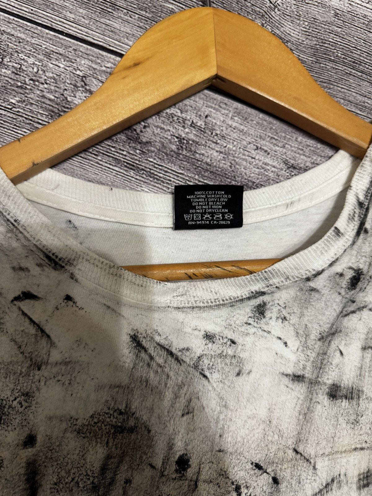 Stussy Stussy Custom Graphic T Shirt White Black Size M Size US M / EU 48-50 / 2 - 5 Thumbnail