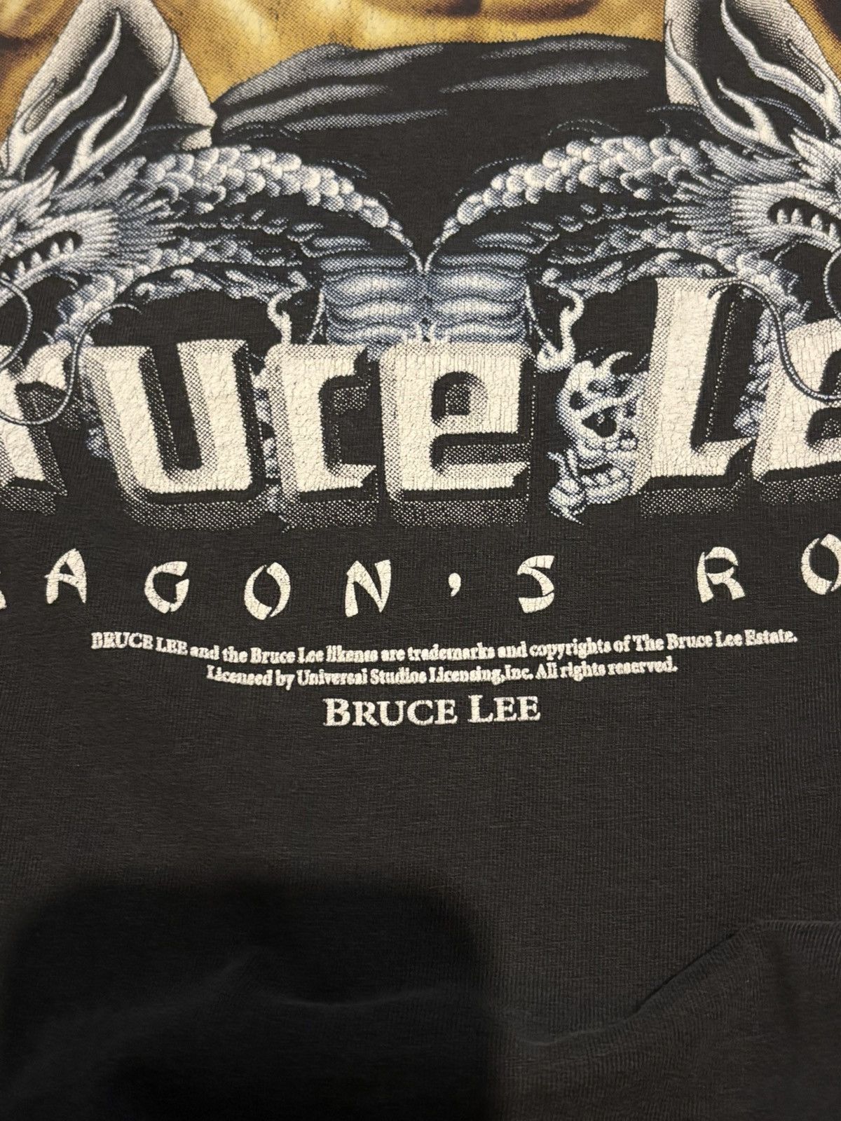 Other Vintage Bruce Lee Faded Black T-shirt Size Medium Size US M / EU 48-50 / 2 - 3 Thumbnail
