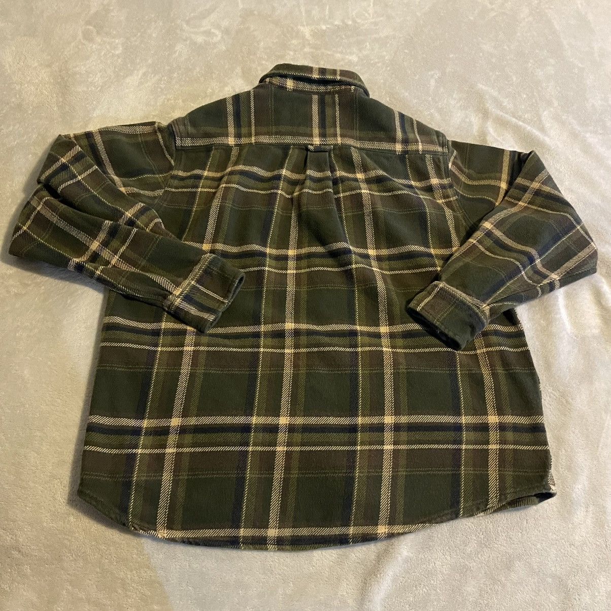 Orvis Orvis Shirt Men XL Green Lumberjack Thick Flannel Plaid Size US XL / EU 56 / 4 - 2 Thumbnail