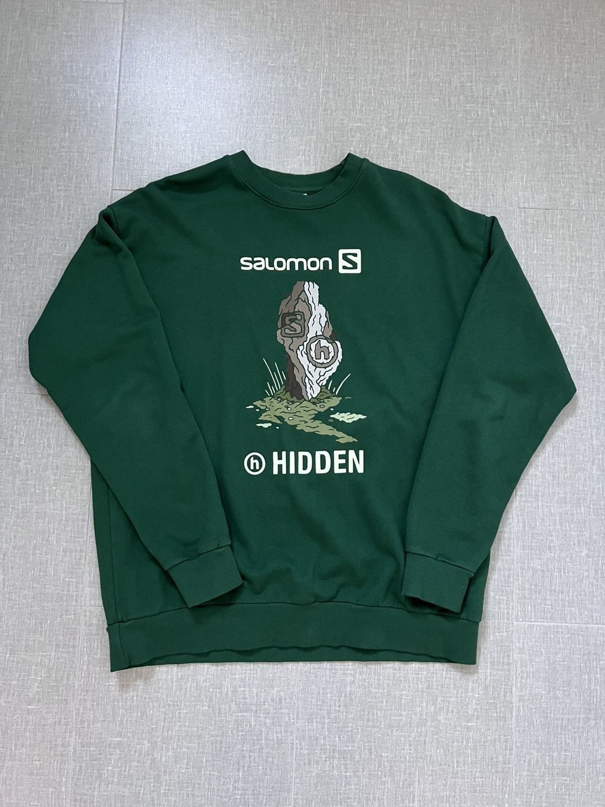 HIDDEN × Salomon Artifact Crewneck Size US M / EU 48-50 / 2 - 1 Thumbnail