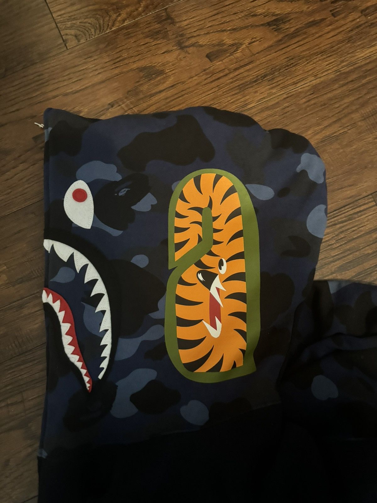 Bape Color Camo Shark Full Zip Hoodie Size US XL / EU 56 / 4 - 5 Thumbnail