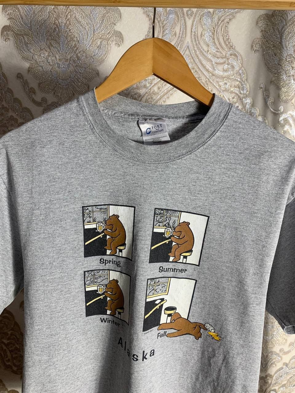 Cartoon Network × Vintage VERY RARE ALASKA BEAR 2004 HUMOR T-SHIRT Y2K 90s MADE IN USA Size US M / EU 48-50 / 2 - 2 Thumbnail