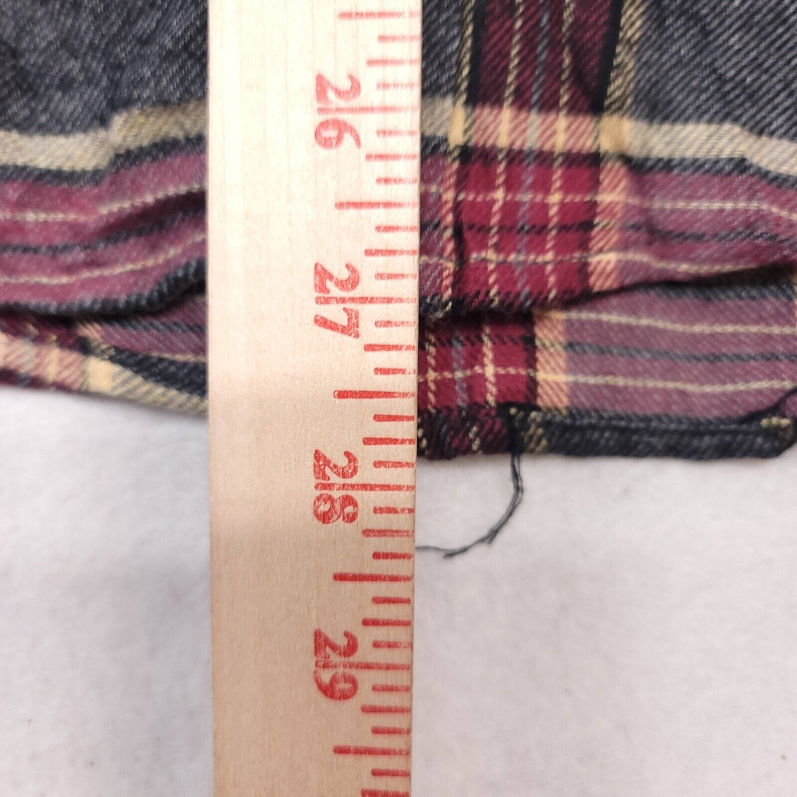 Rsq RSQ Casual Button Up Hoodie Mens Size Medium M Maroon Plaid Size US M / EU 48-50 / 2 - 7 Thumbnail