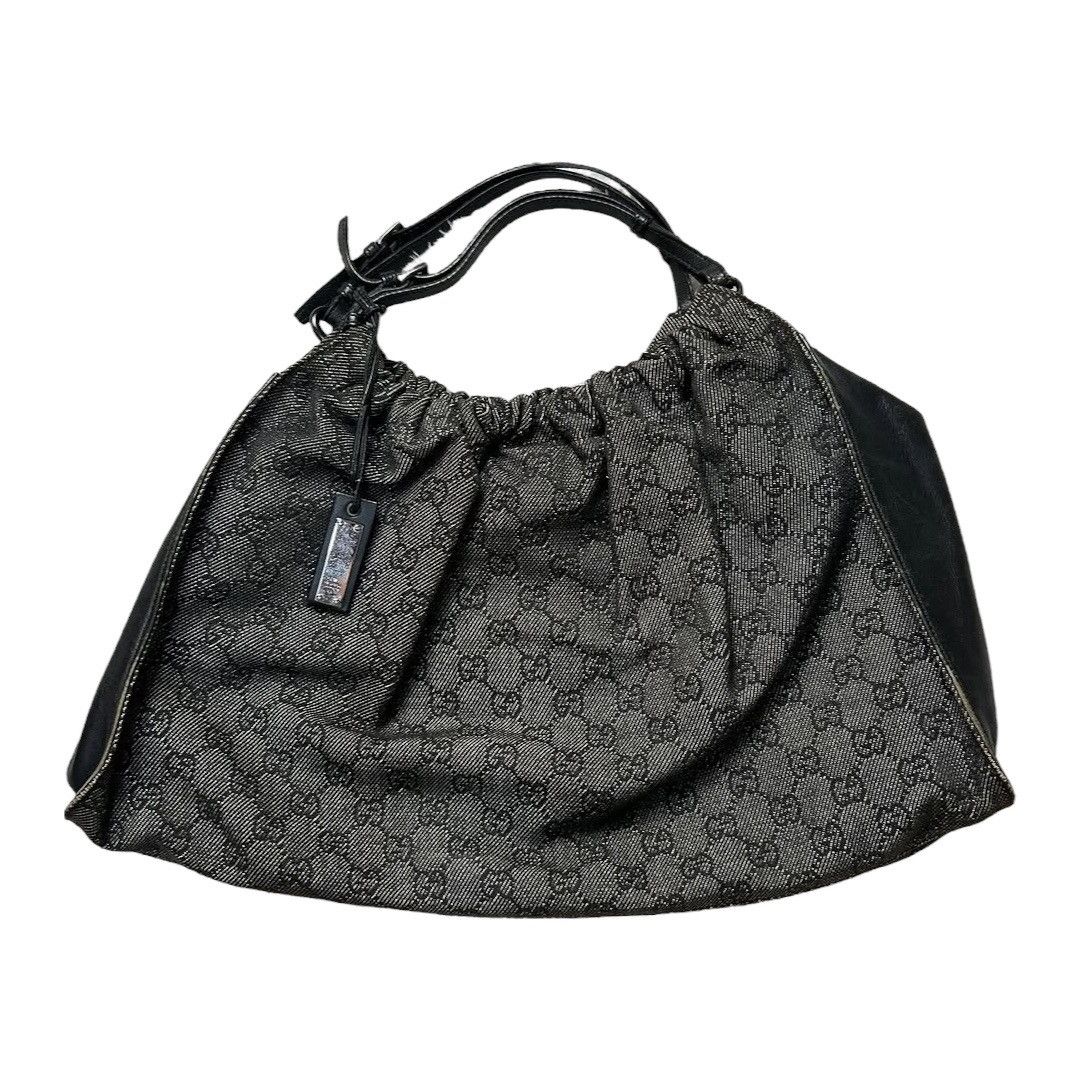 Gucci Gucci monogram GG denim hobo bag Size ONE SIZE - 1 Thumbnail