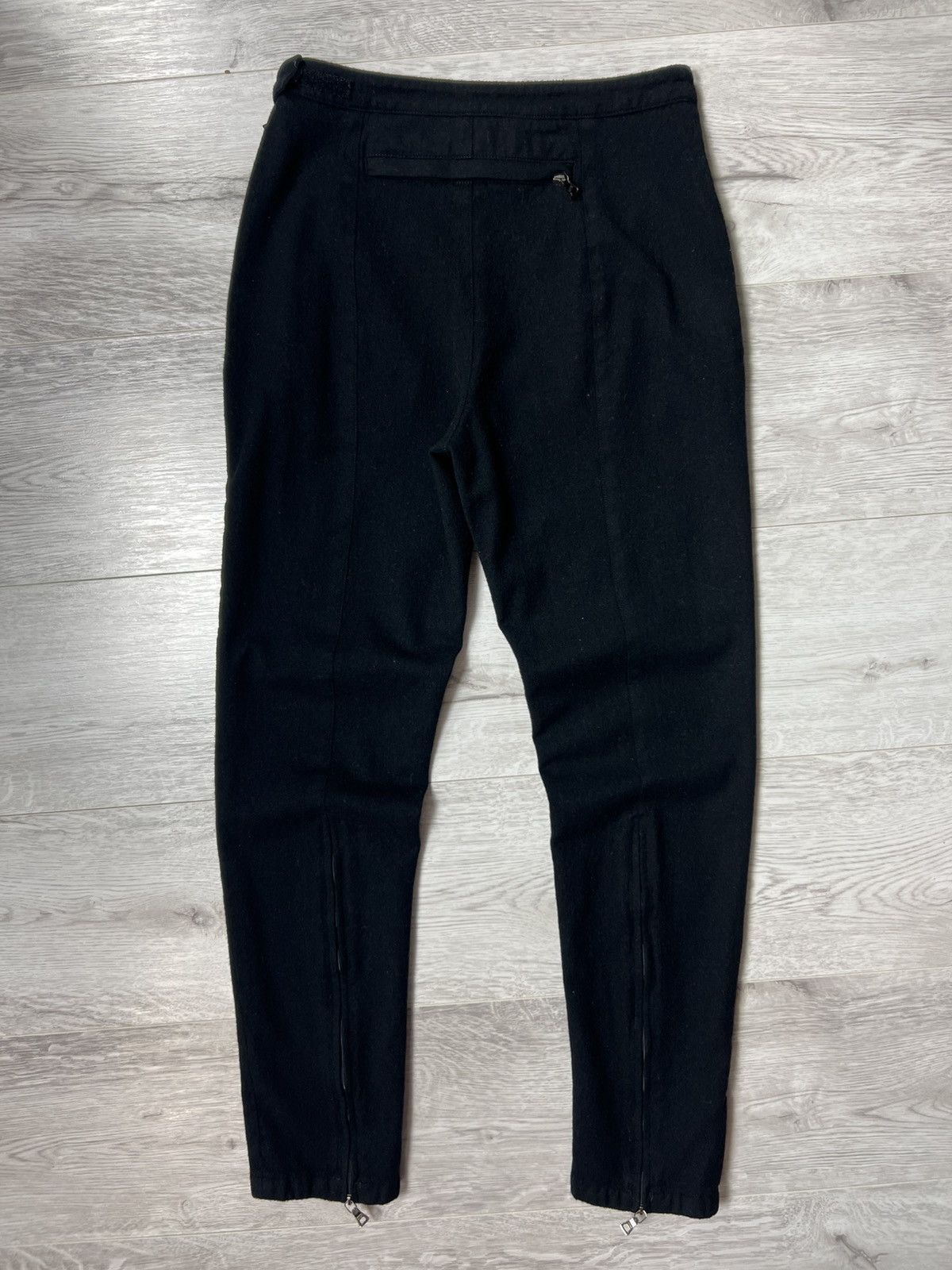 Prada 1999s Prada Sport Black Wool & Nylon Pants Red Tab Trousers Size 26" / US 2 / IT 38 - 11 Thumbnail