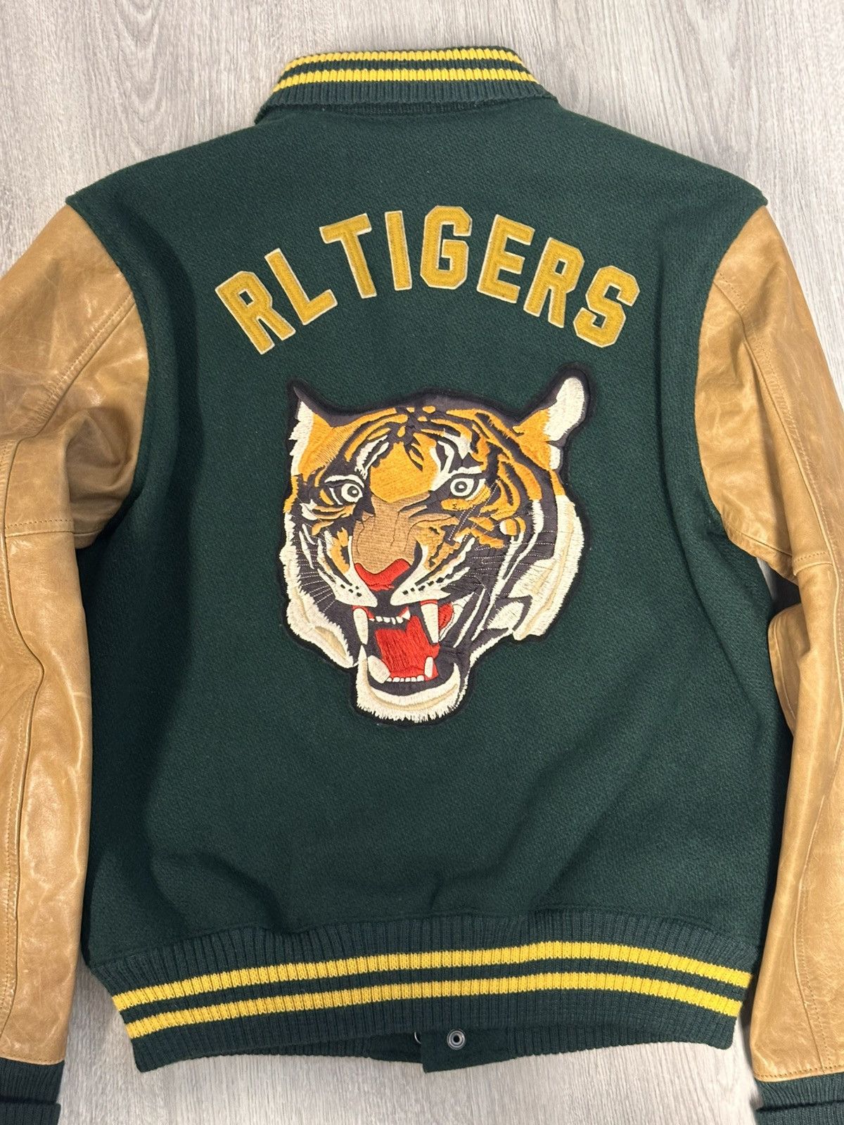 Polo Ralph Lauren Polo Ralph Lauren Leather Letterman Varsity Size US S / EU 44-46 / 1 - 3 Thumbnail